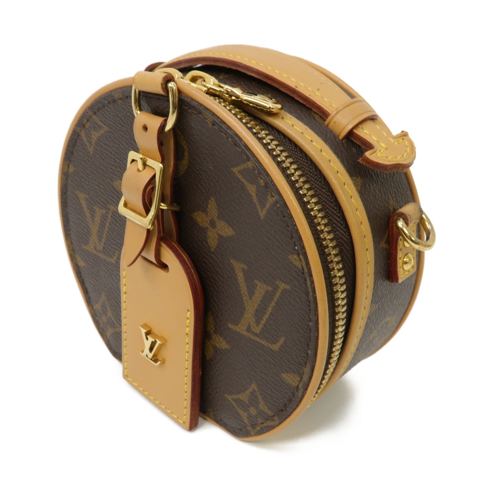 LOUIS VUITTON Monogram Mini Bolite Chapeau金扣手挽肩背兩用袋啡色