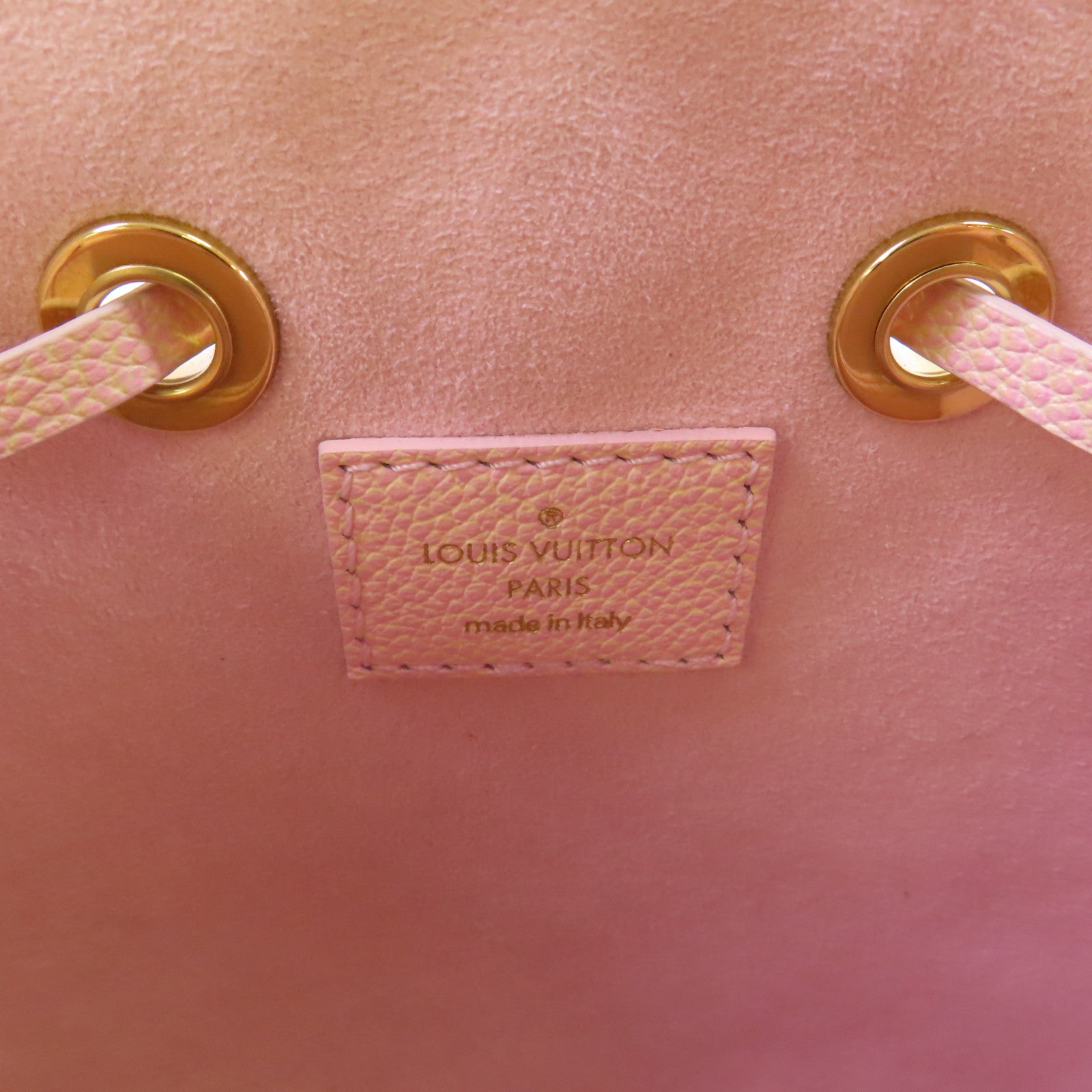 LOUIS VUITTON Monogram Empreinte NeoNoe BB金扣手挽肩背兩用袋