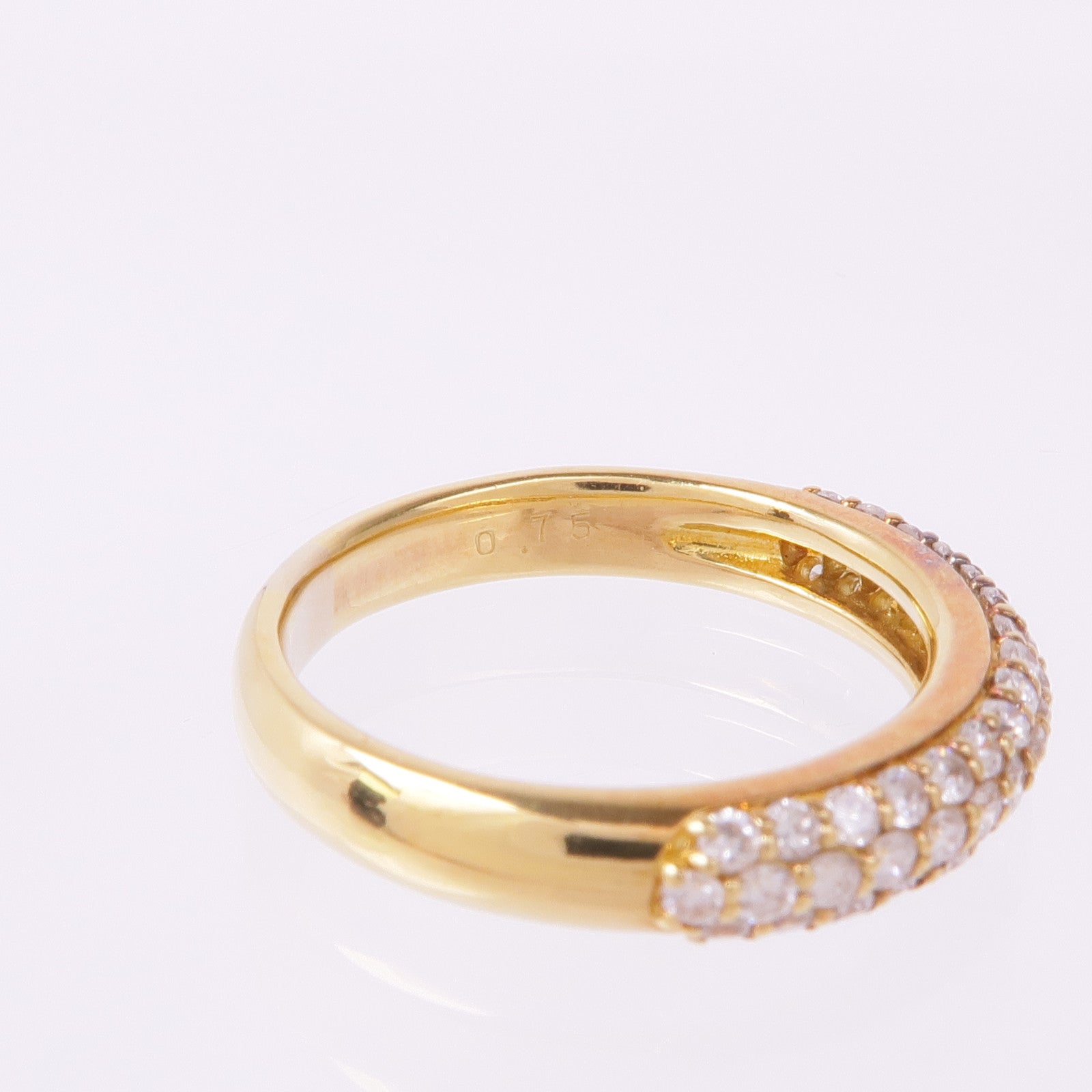 JEWELRY 18K黃金Diamond Ring鑽石戒指US#6.75