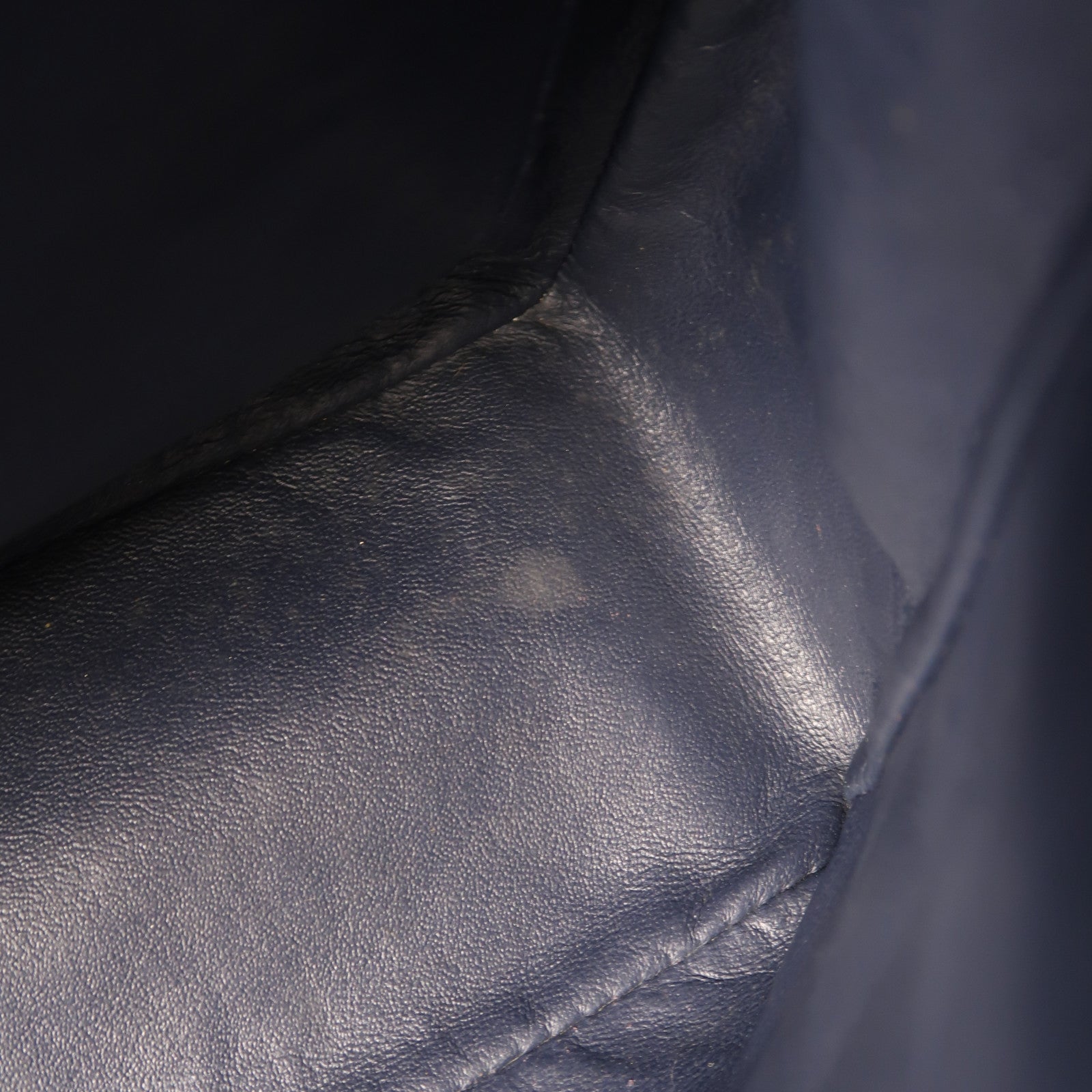 CHANEL CC SHW Maxi Classic Chain Shoulder Bag A5860 Patent Leather Dark Green