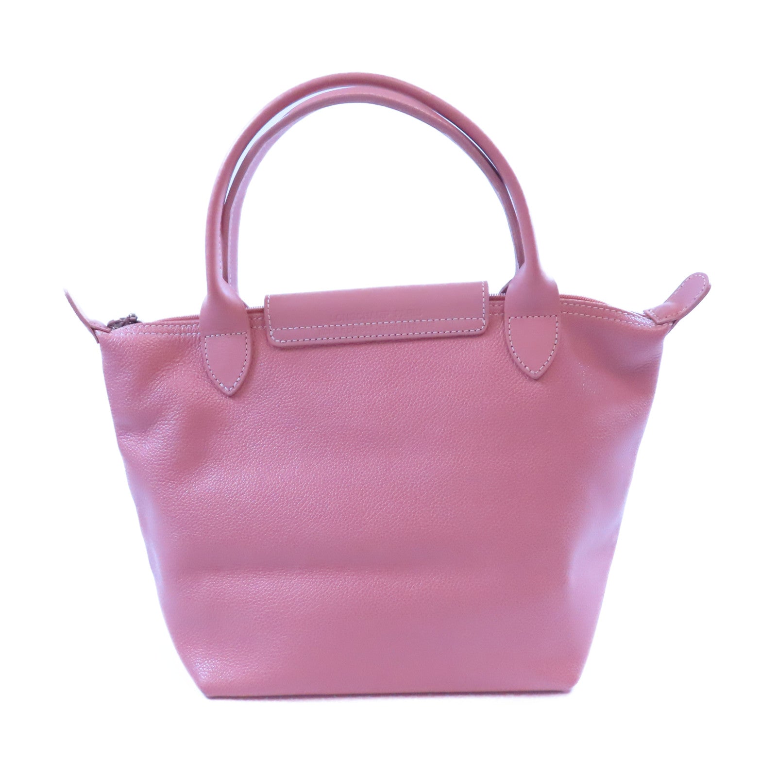 Longchamp 牛皮皮革Shoulder Bag金扣肩背袋粉紅色