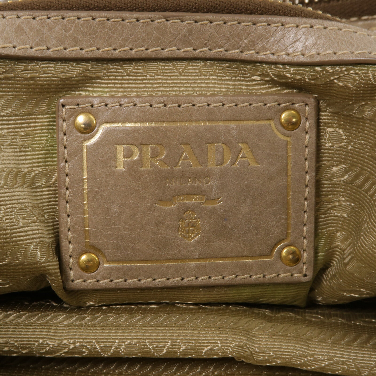 PRADA 牛皮皮革Vitello Shine手挽肩背兩用袋