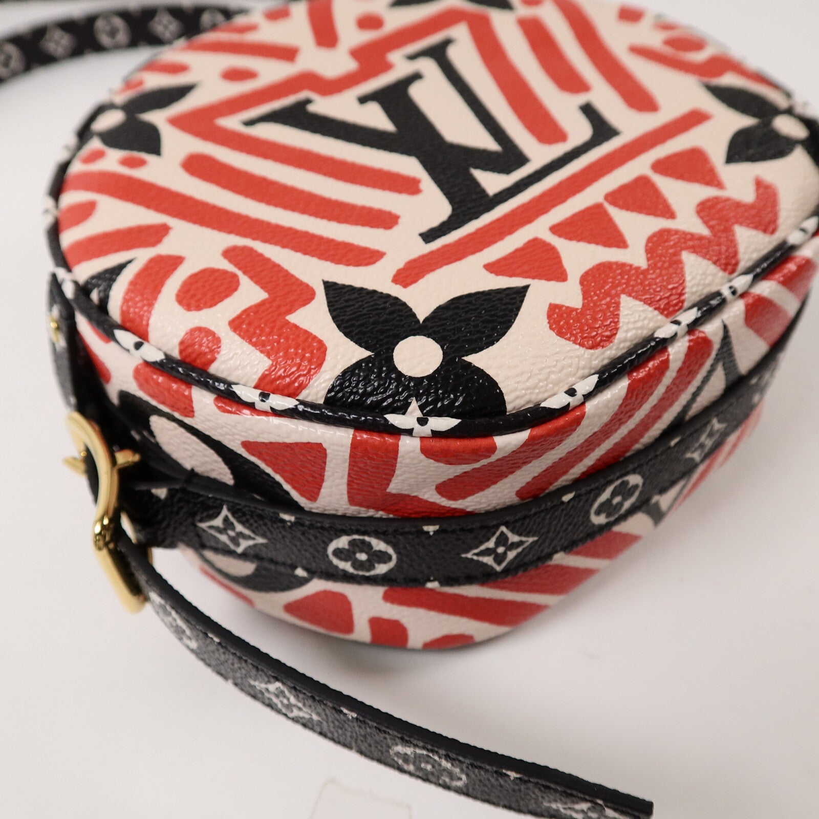 LOUIS VUITTON Monogram Giant Crafty Boite Chapoe Soupe肩背袋