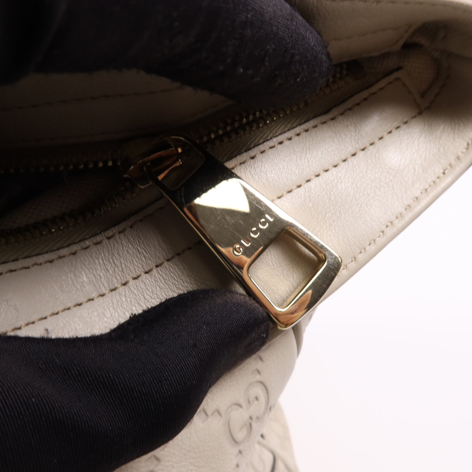 GUCCI 牛皮皮革Tote Bag金扣手挽袋