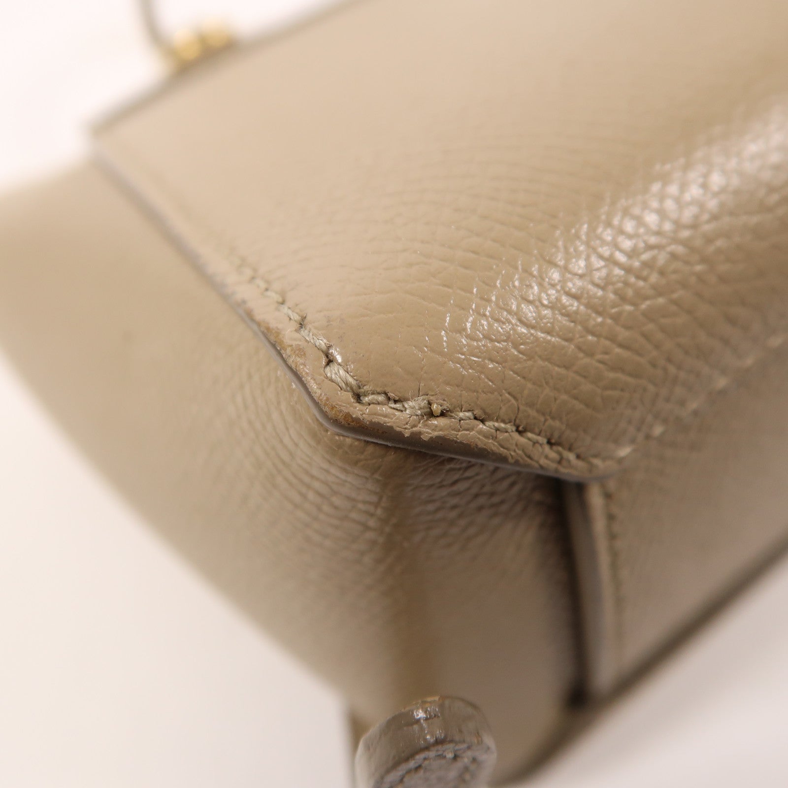 CELINE 牛皮皮革Pico Belt Bag金扣手挽肩背兩用袋