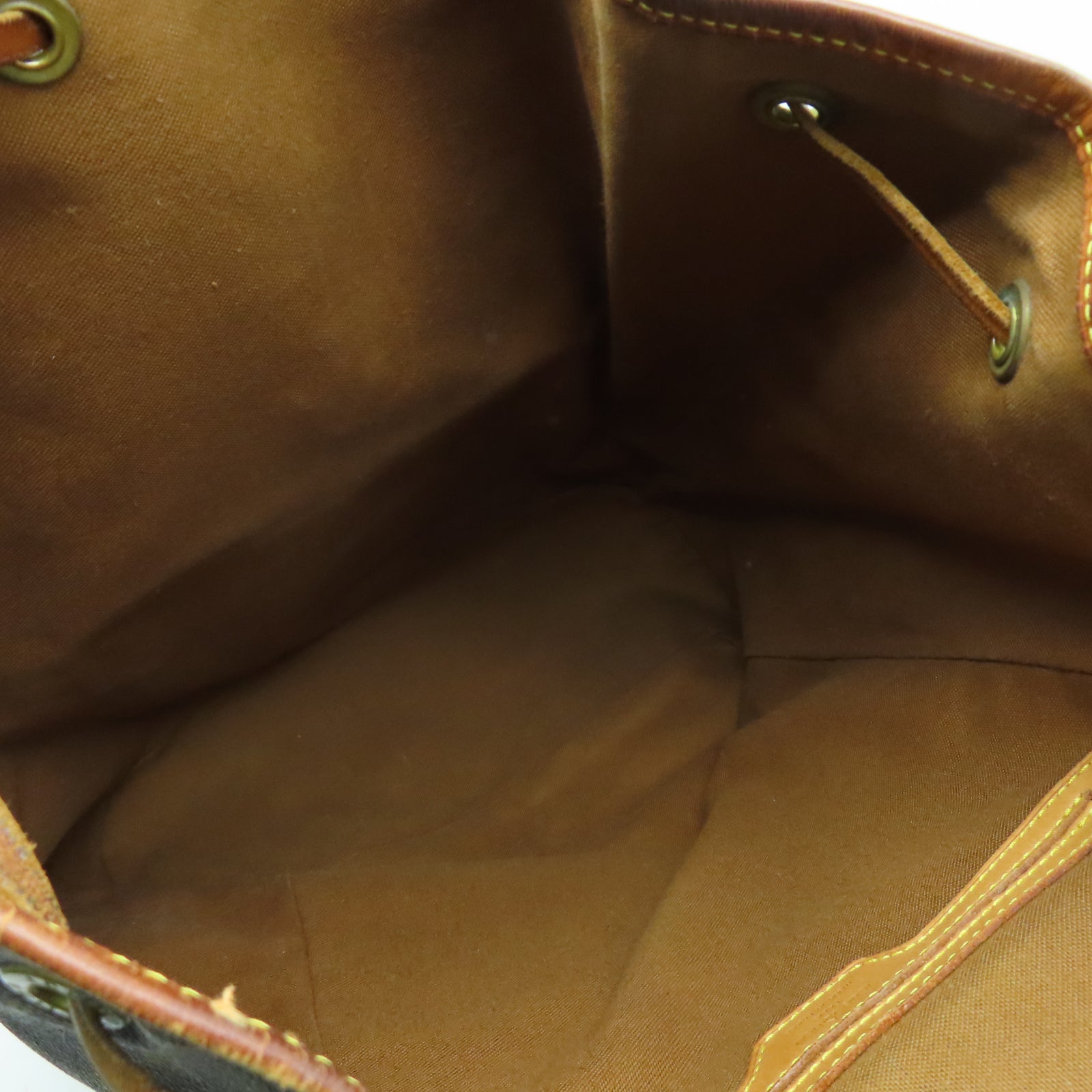 LOUIS VUITTON 【激減優惠】Monogram Montsouris GM金扣背包啡色