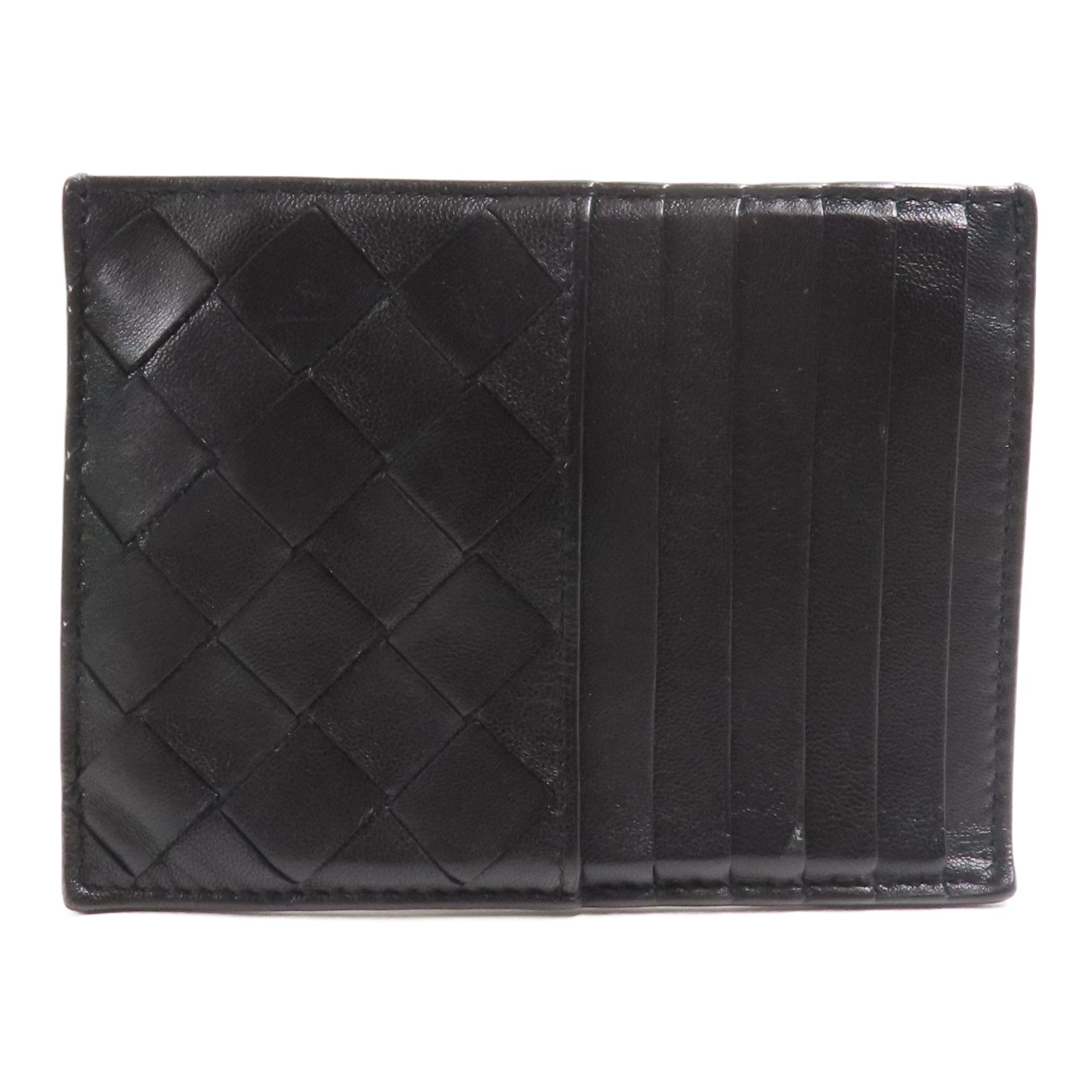 BOTTEGA VENETA 牛皮皮革Card Case銀扣卡片套
