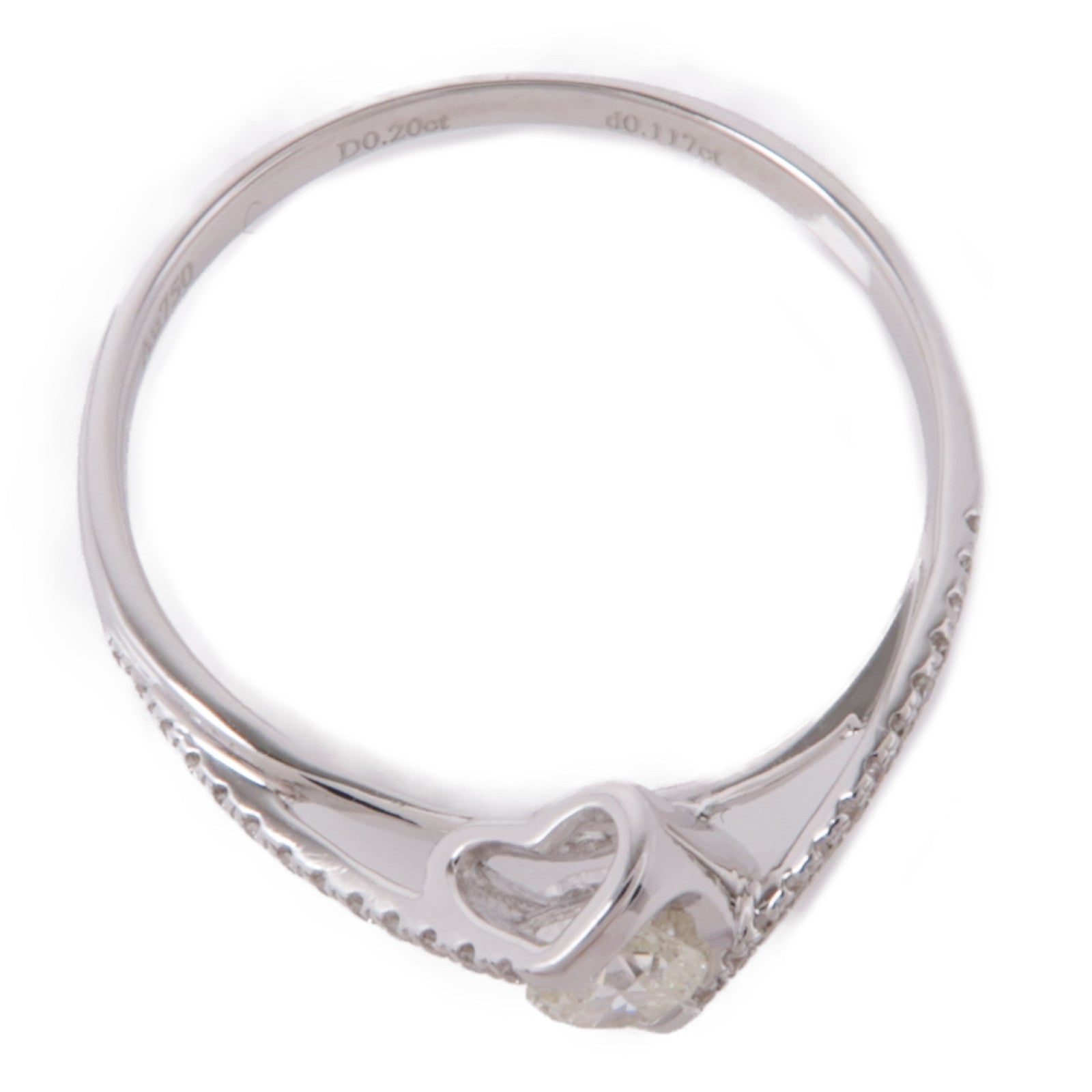 JEWELRY 18K白金Diamond Ring鑽石戒指US#6