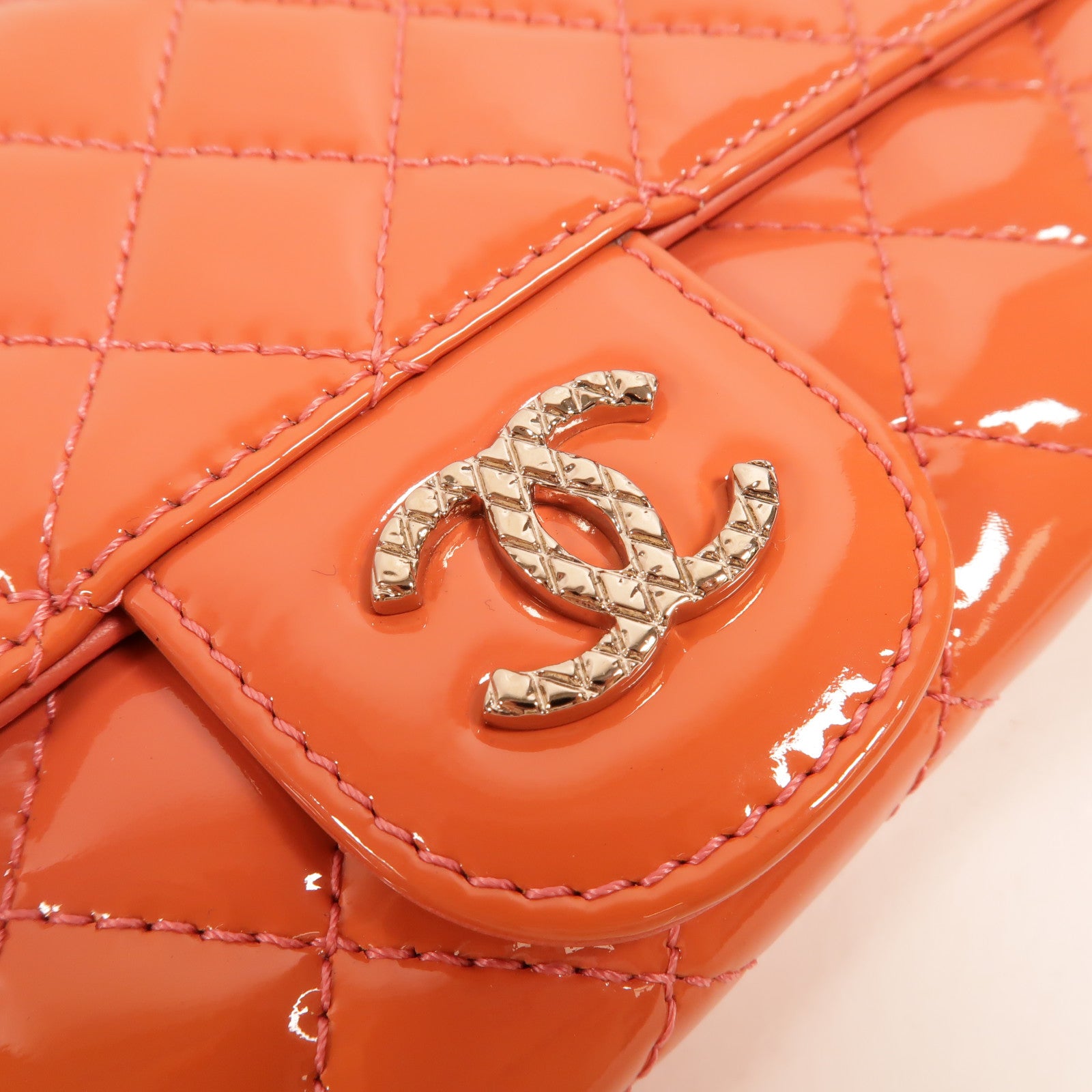 CHANEL 漆皮皮革Wallet On Chain肩背袋