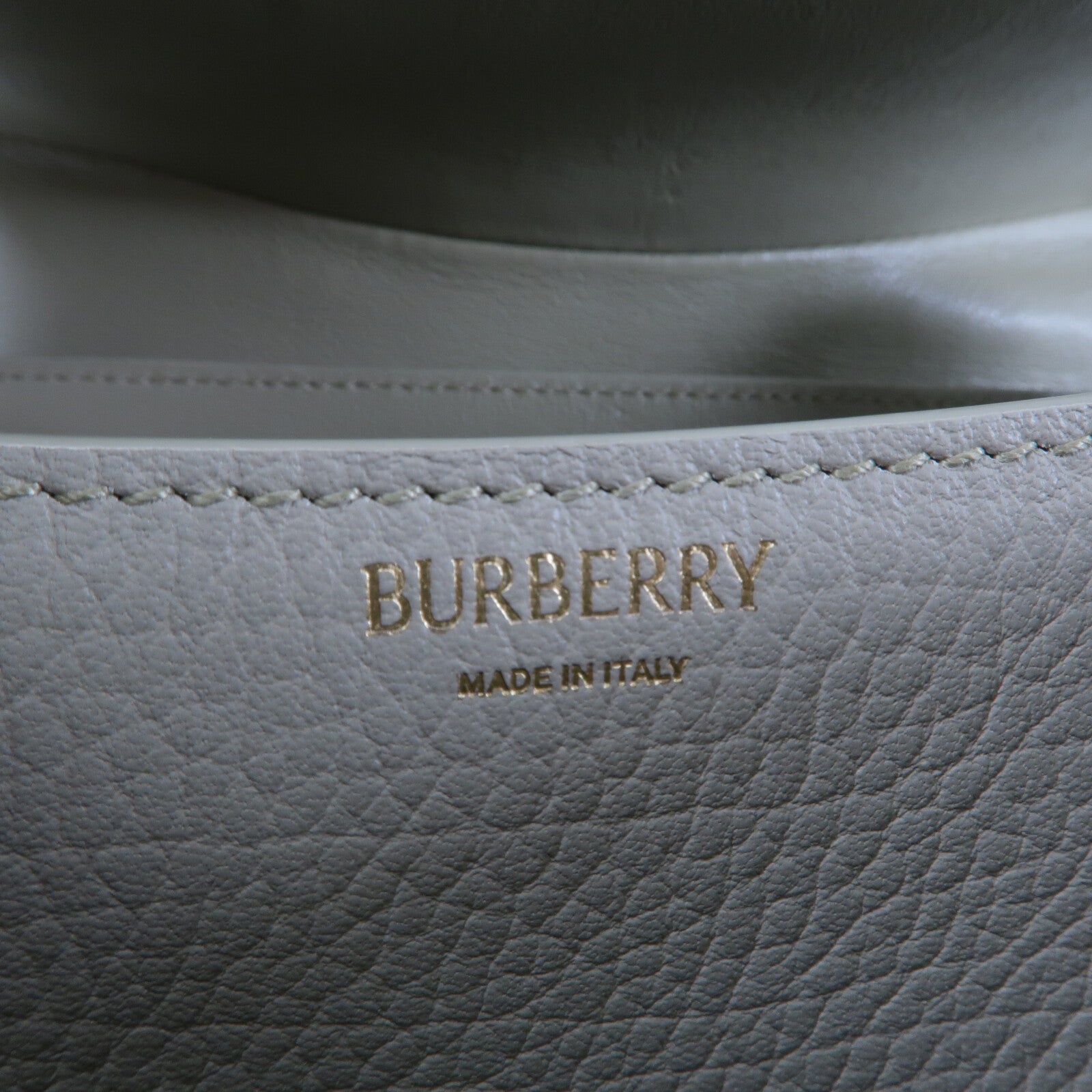 BURBERRY 帆布/牛皮皮革Rocking Horse Bag Medium肩背袋