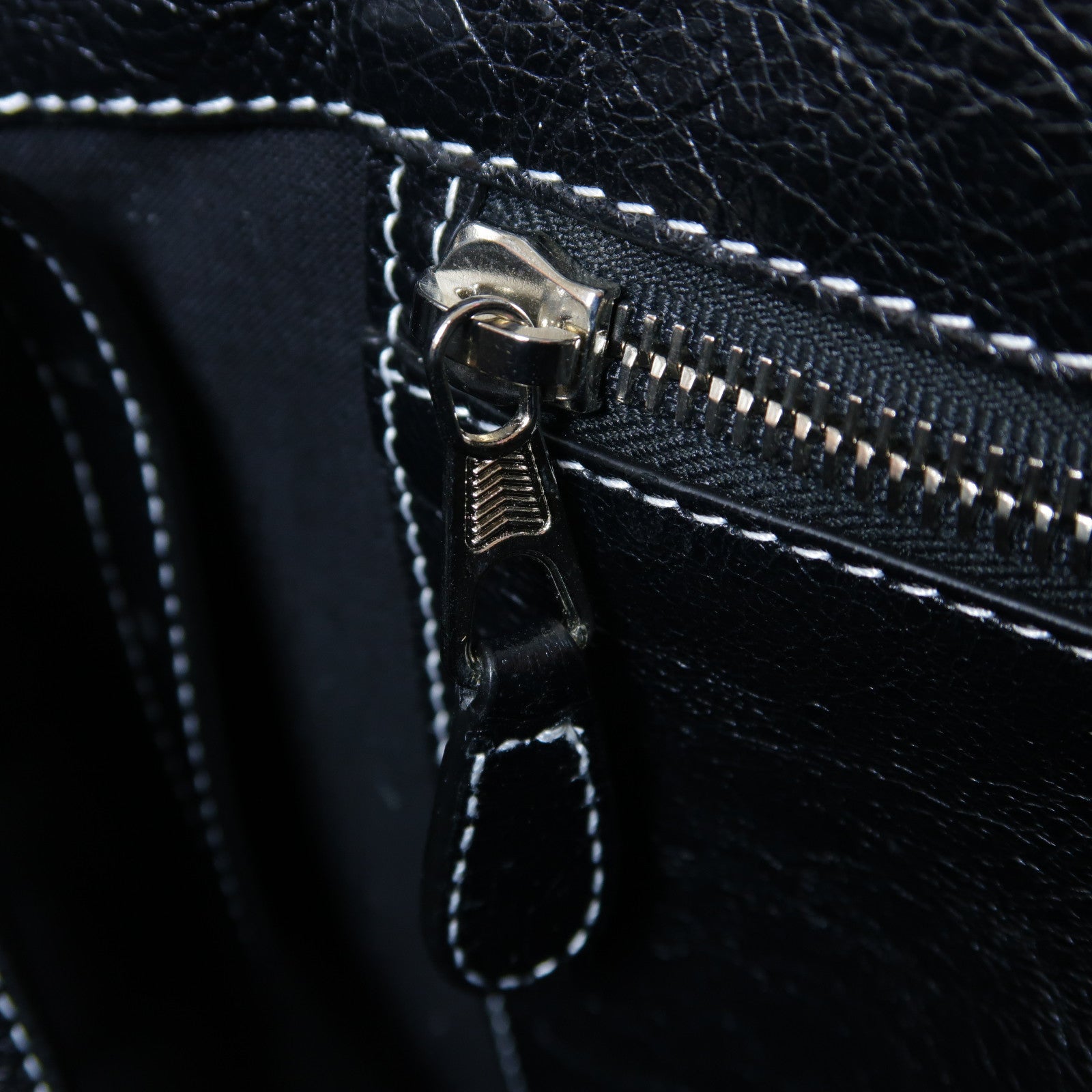 BALENCIAGA **【激減優惠】牛皮皮革Small Barbes銀扣手挽肩背兩用袋粉紅色/黑白色