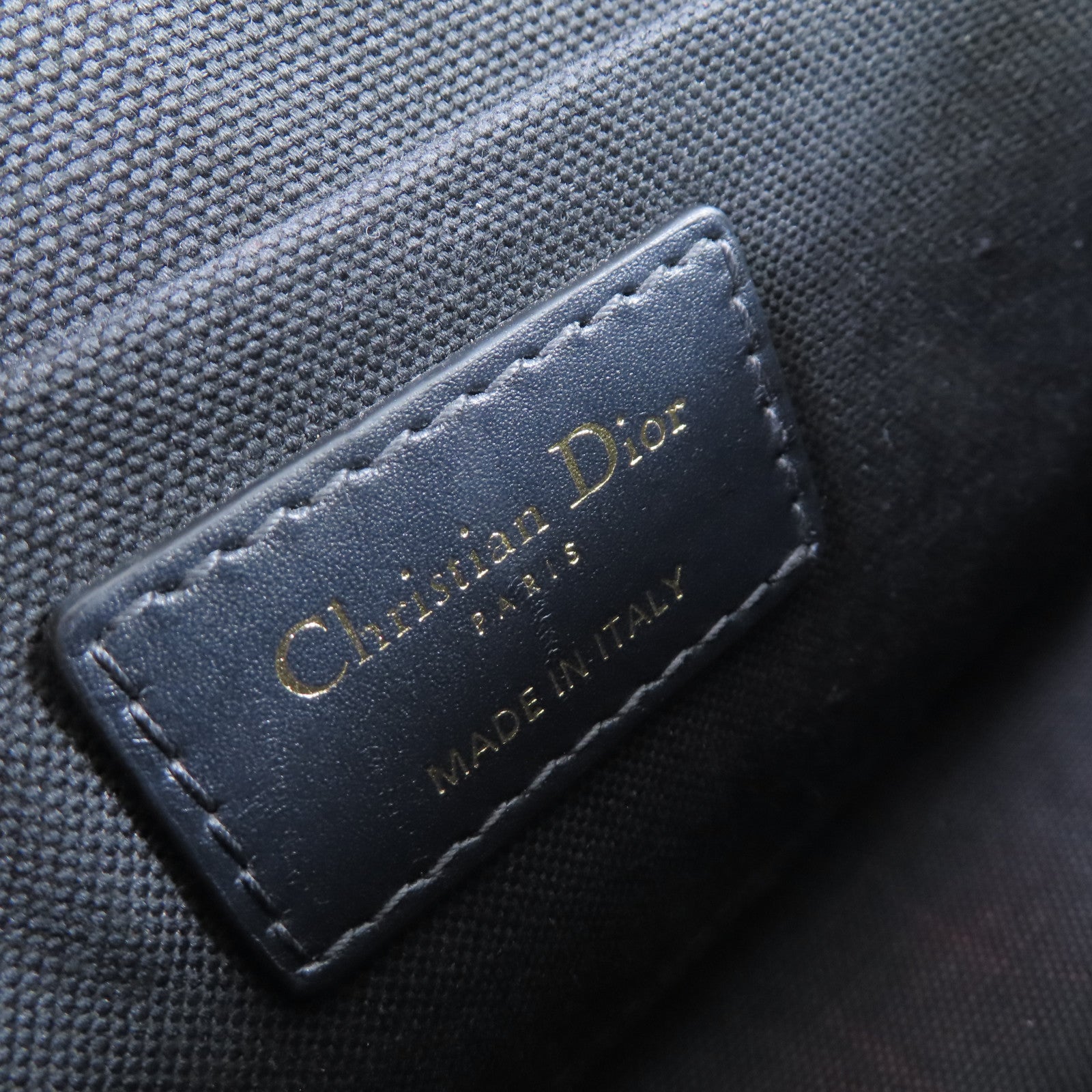 Dior Oblique帆布Mini Montaiqne 30 Shoulder Bag金扣肩背袋啡色/藍色