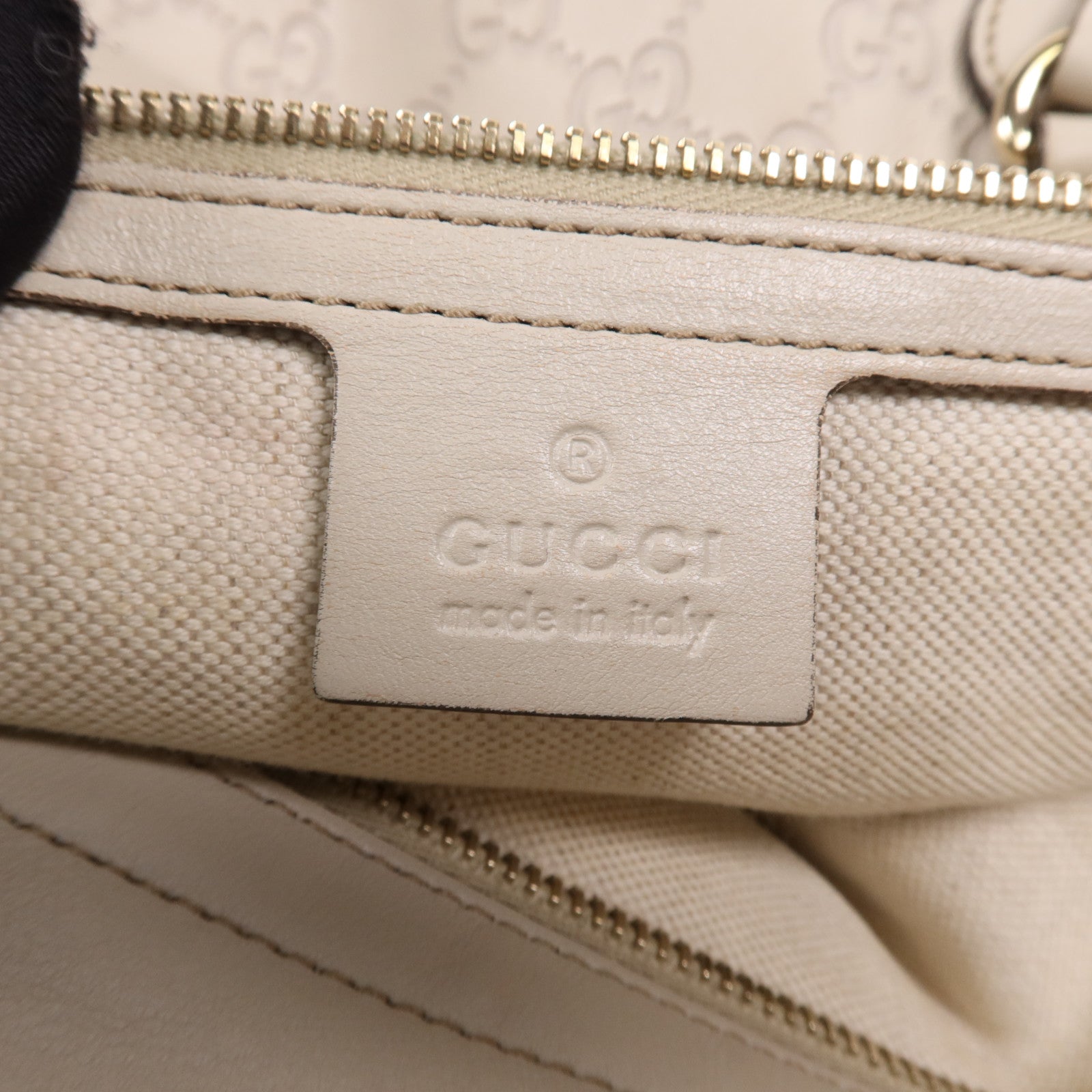 GUCCI 牛皮皮革Tote Bag金扣手挽袋