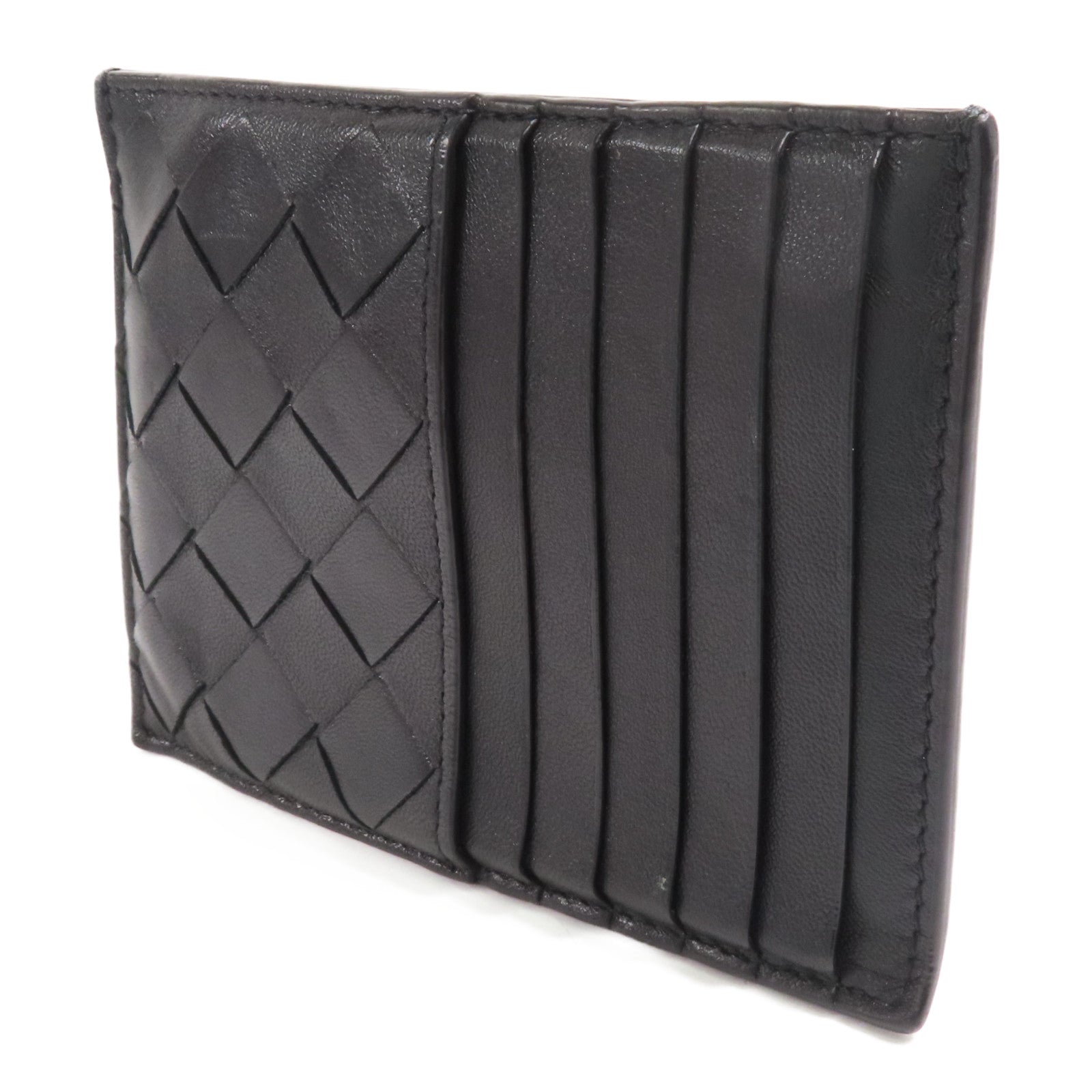BOTTEGA VENETA 牛皮皮革Card Case銀扣卡片套