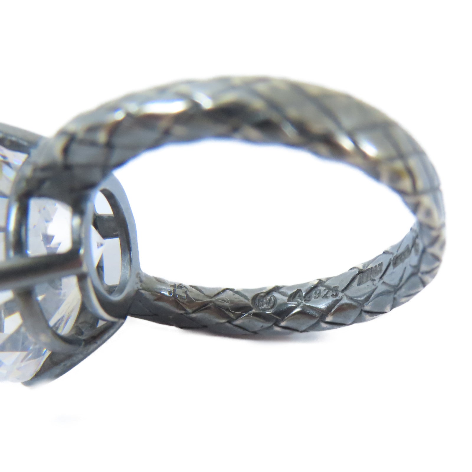 BOTTEGA VENETA 純銀/水晶Ring戒指US#6.25 – Brand Off Hong