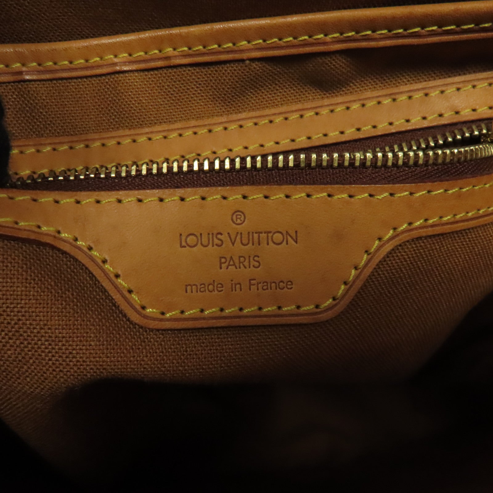 LOUIS VUITTON Monogram Vavin GM金扣手挽袋啡色