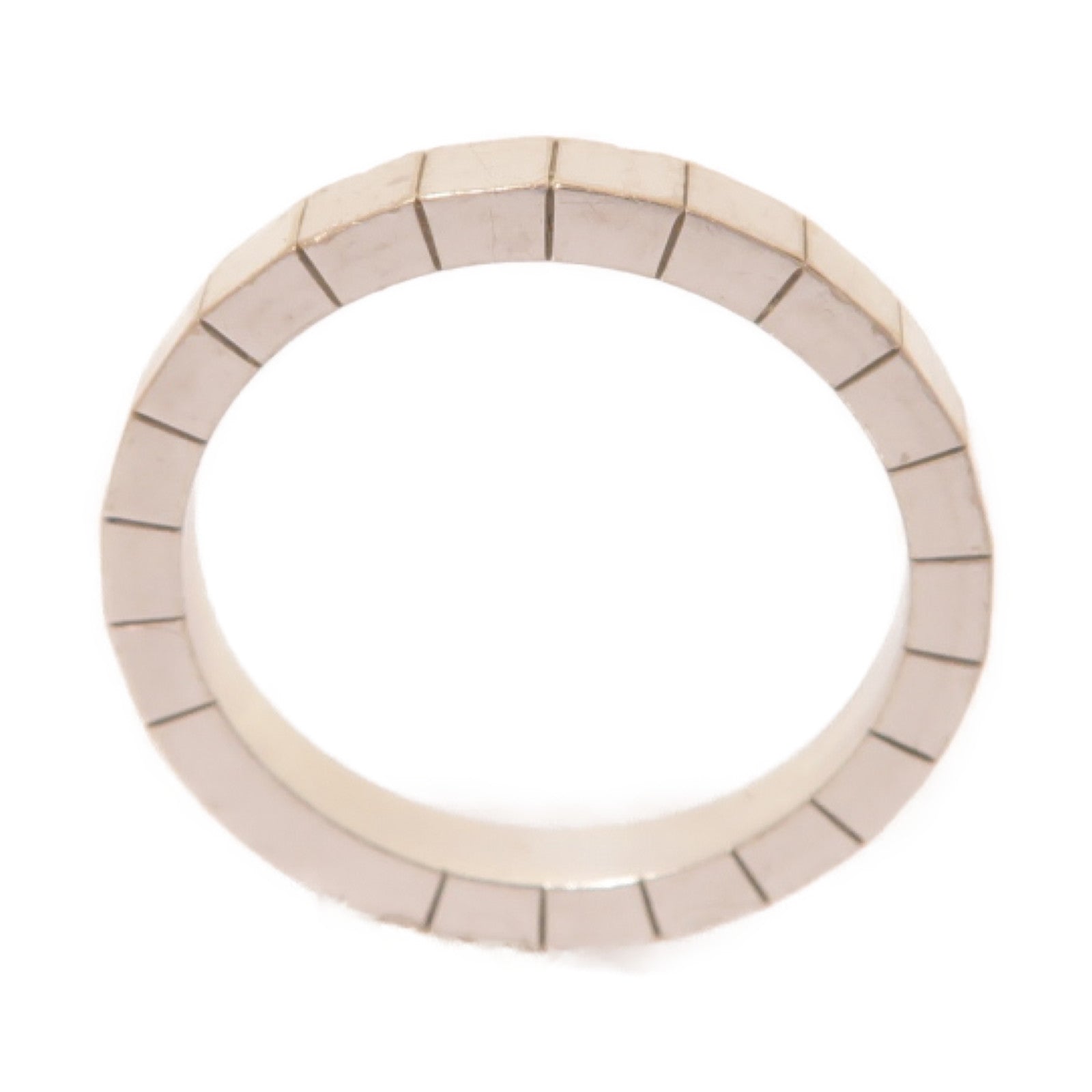 CARTIER 18K白金Laniere Ring戒指Cartier#58/US#8.5