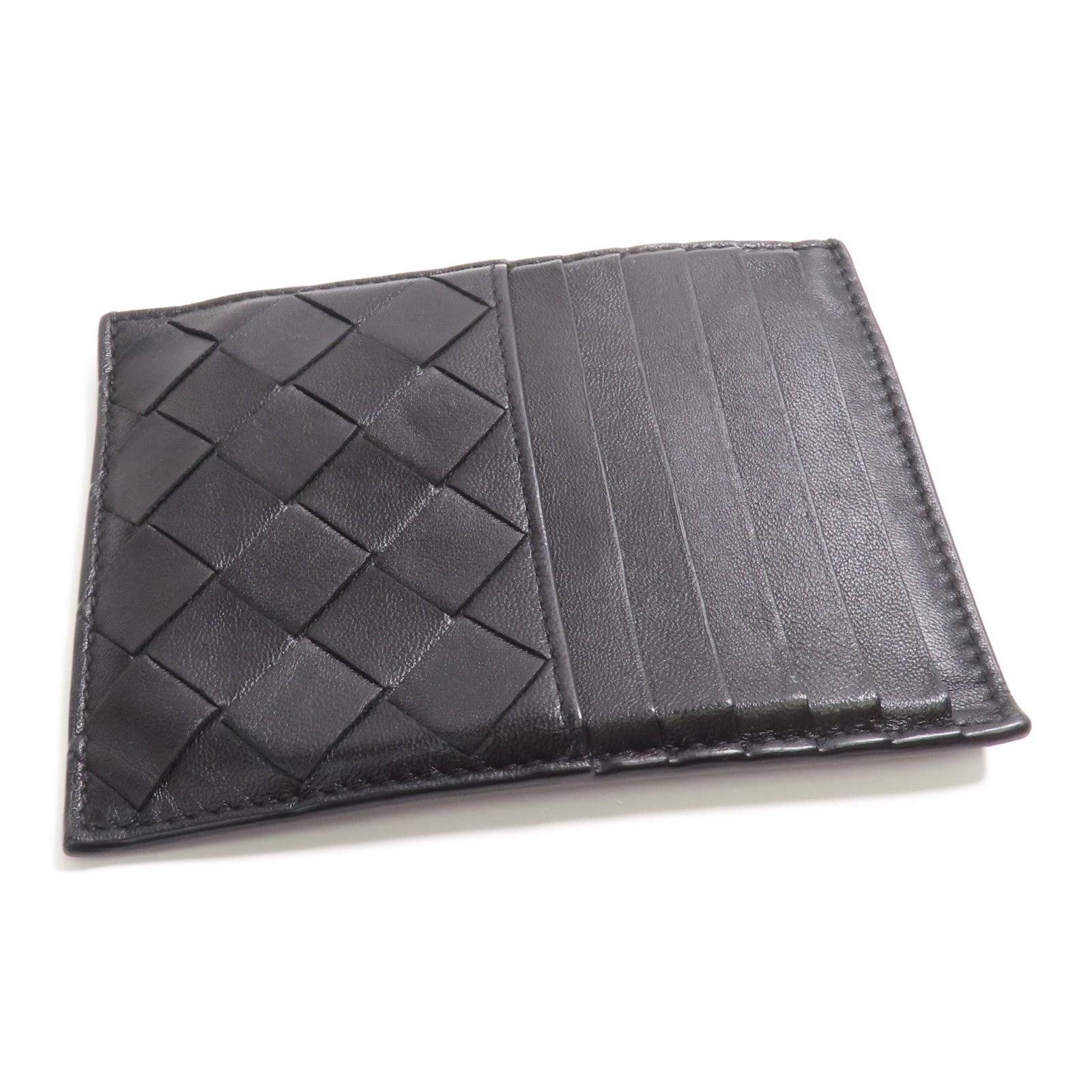 BOTTEGA VENETA 牛皮皮革Card Case銀扣卡片套