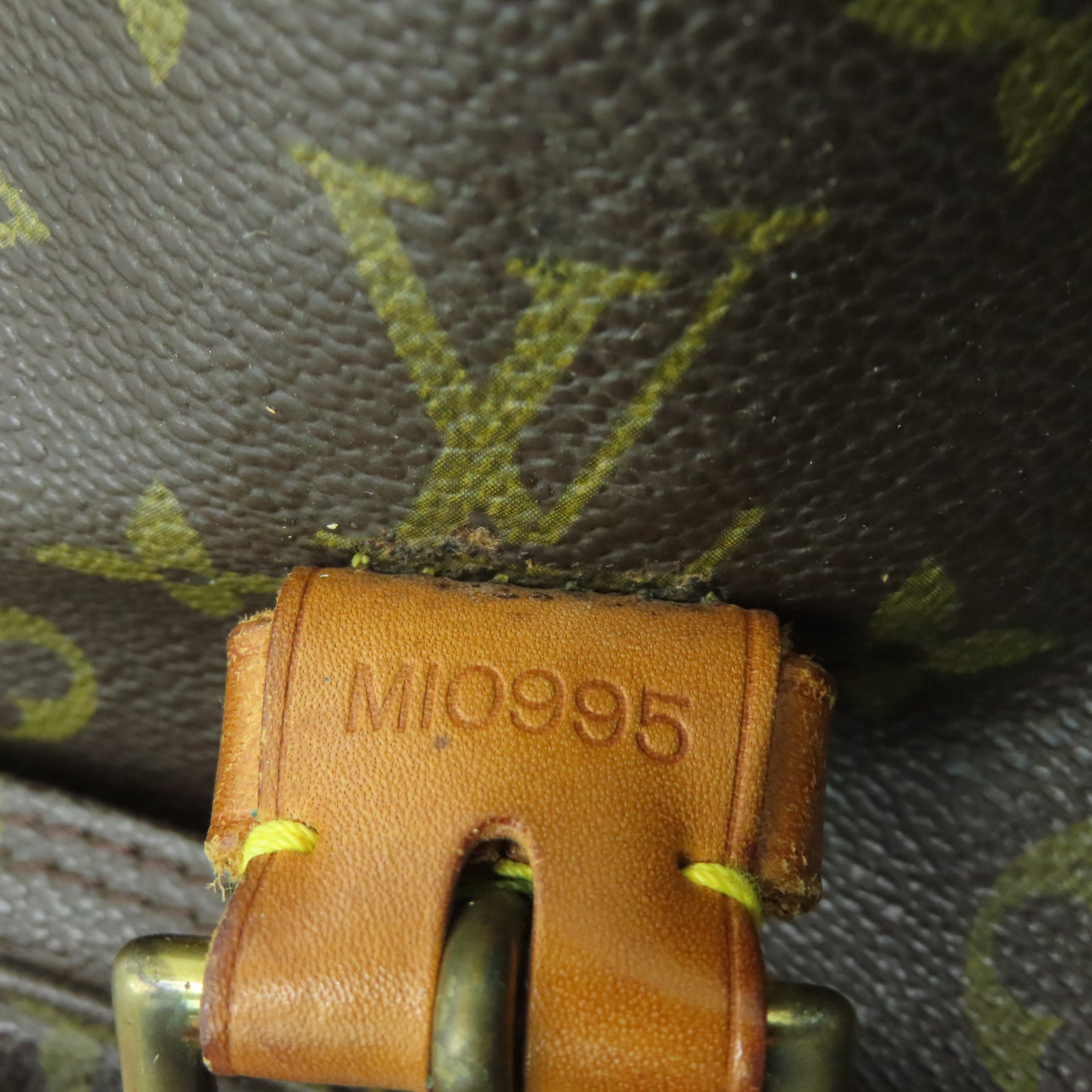 LOUIS VUITTON 【激減優惠】Monogram Montsouris GM金扣背包啡色