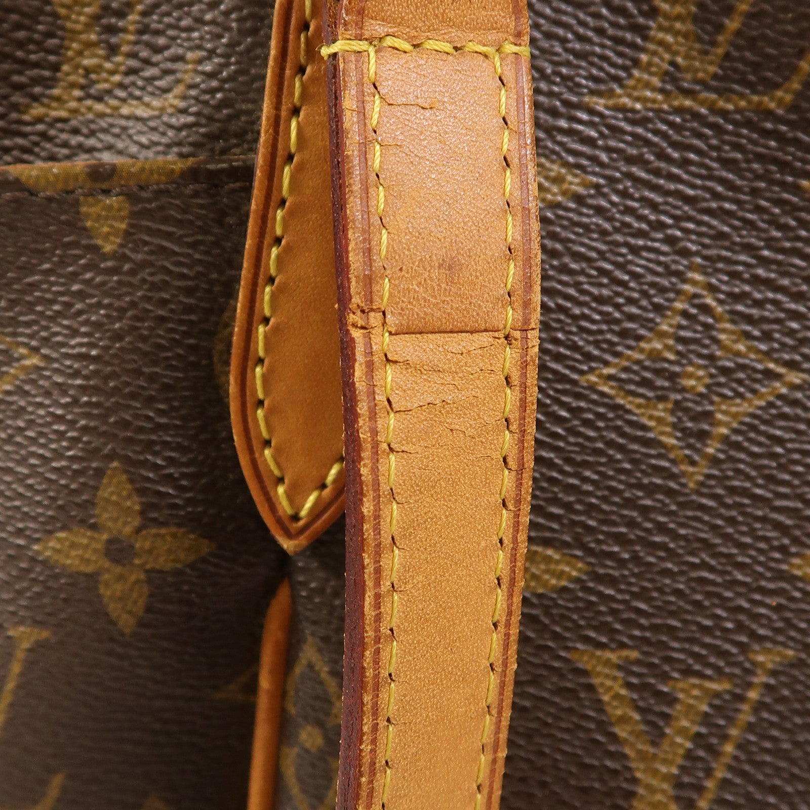 LOUIS VUITTON Monogram Totally PM金扣肩背袋/手挽袋棕色