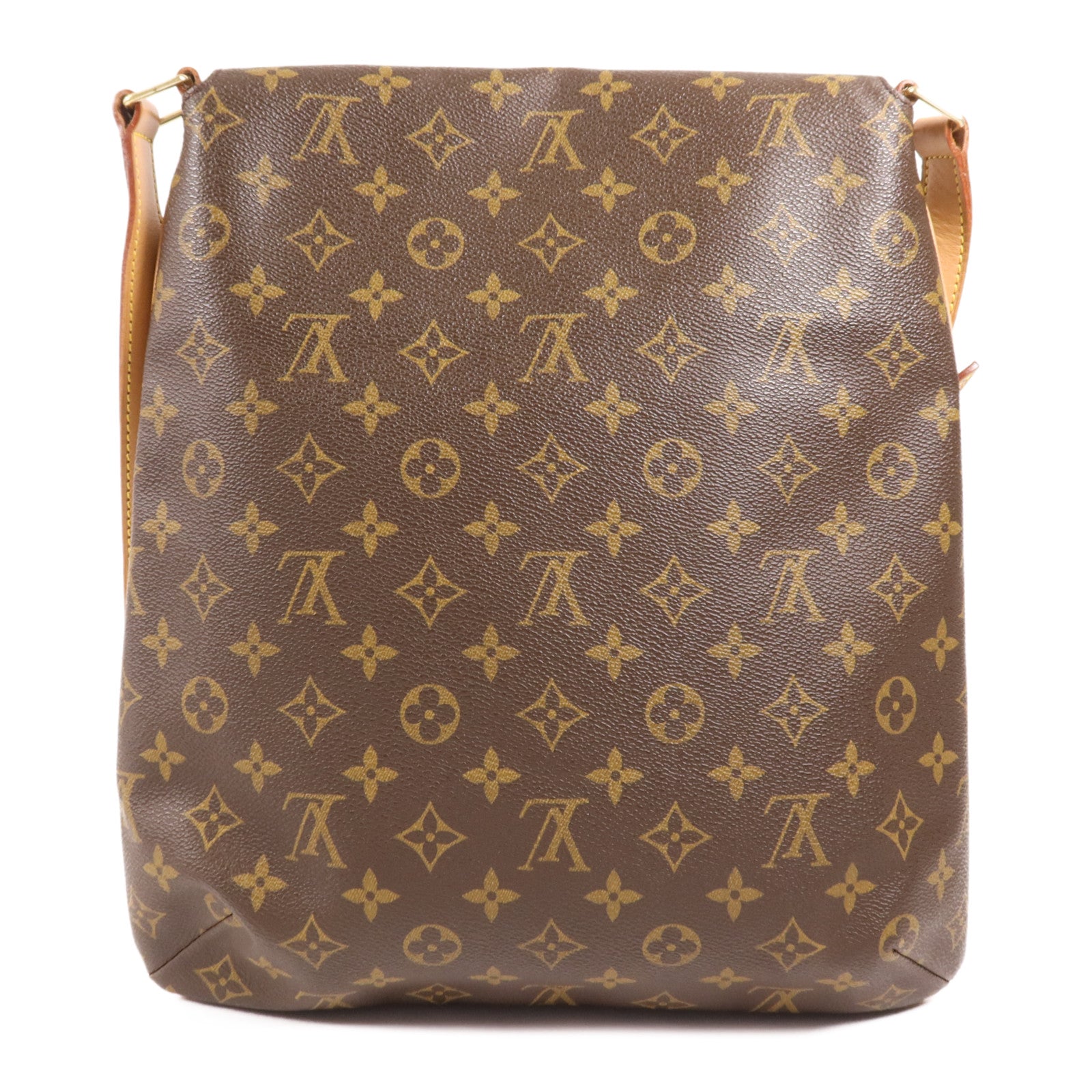 LOUIS VUITTON Monogram Musette金扣肩背袋