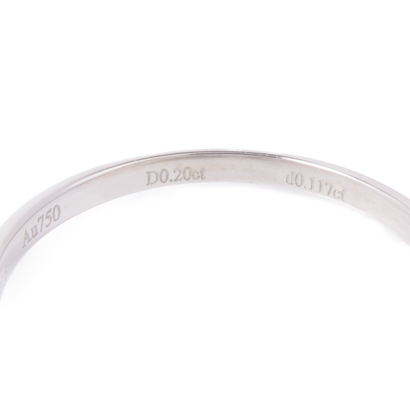 JEWELRY 18K白金Diamond Ring鑽石戒指US#6