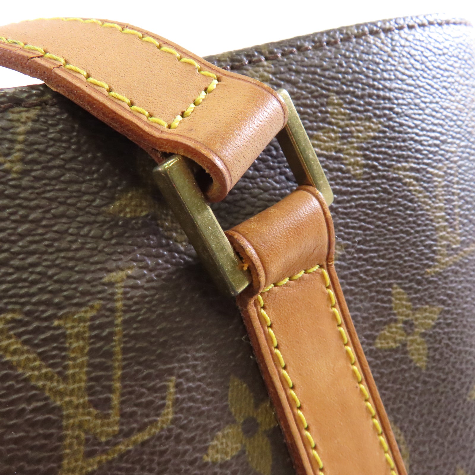LOUIS VUITTON Monogram Vavin GM金扣手挽袋啡色