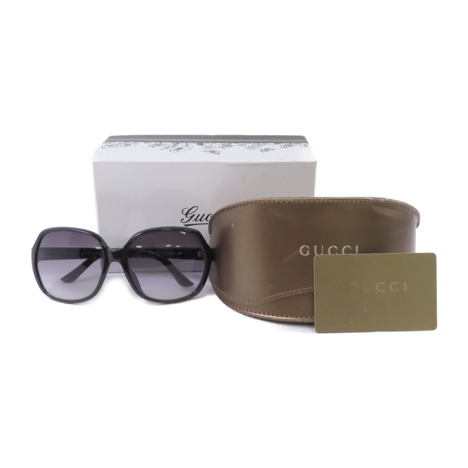 GUCCI PVC太陽眼鏡黑色