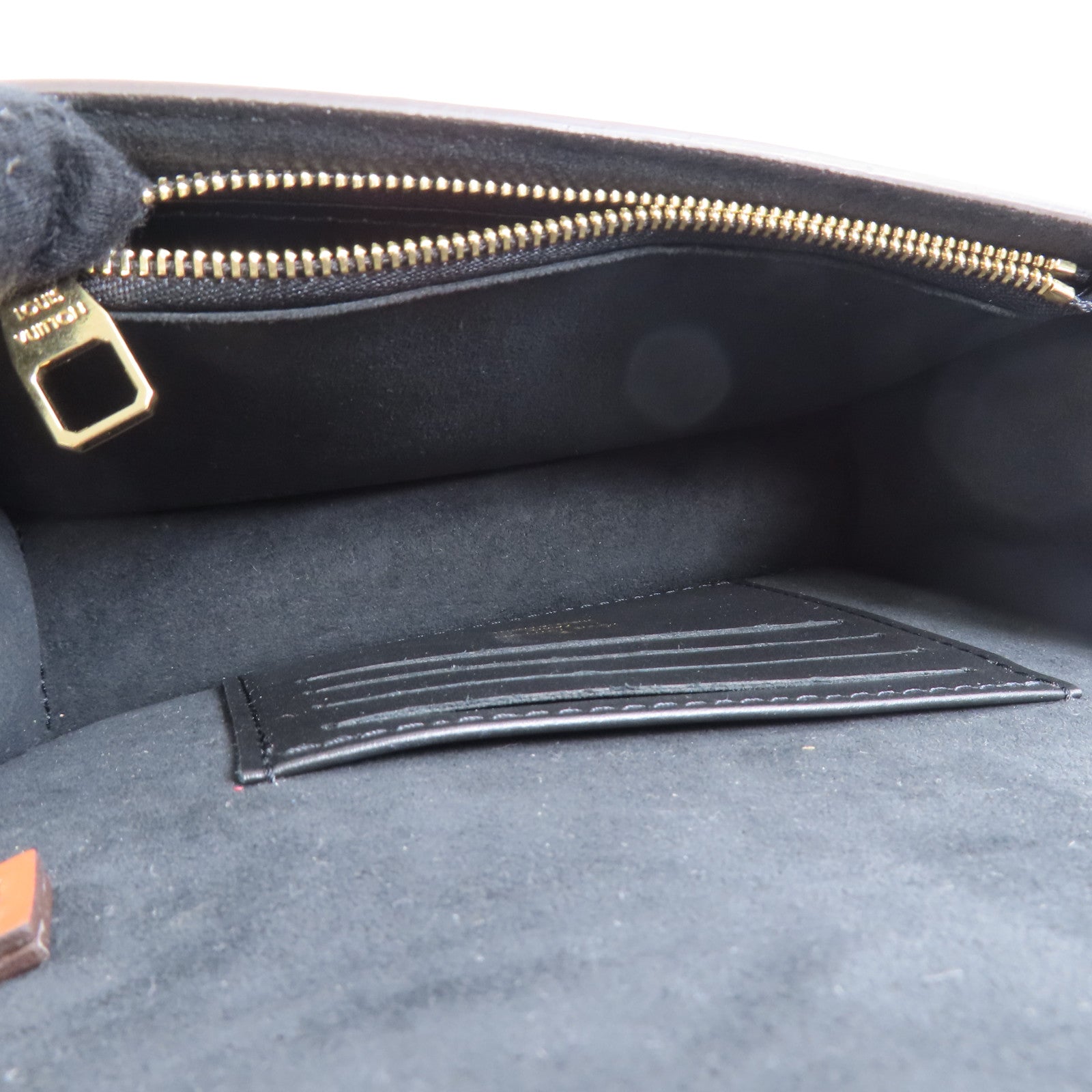 LOUIS VUITTON LV GHW Dauphine Chain Shoulder Bag M68746 Monogram Reverse Brown