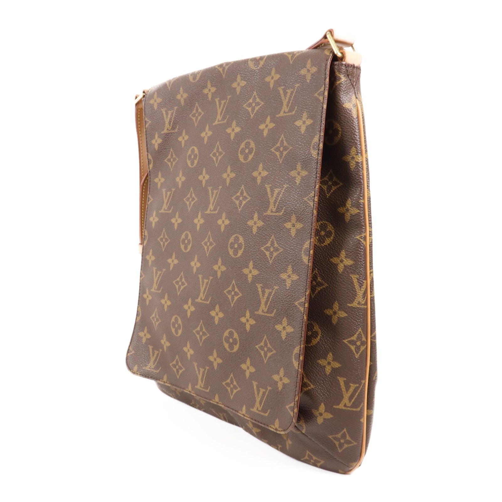 LOUIS VUITTON Monogram Musette金扣肩背袋