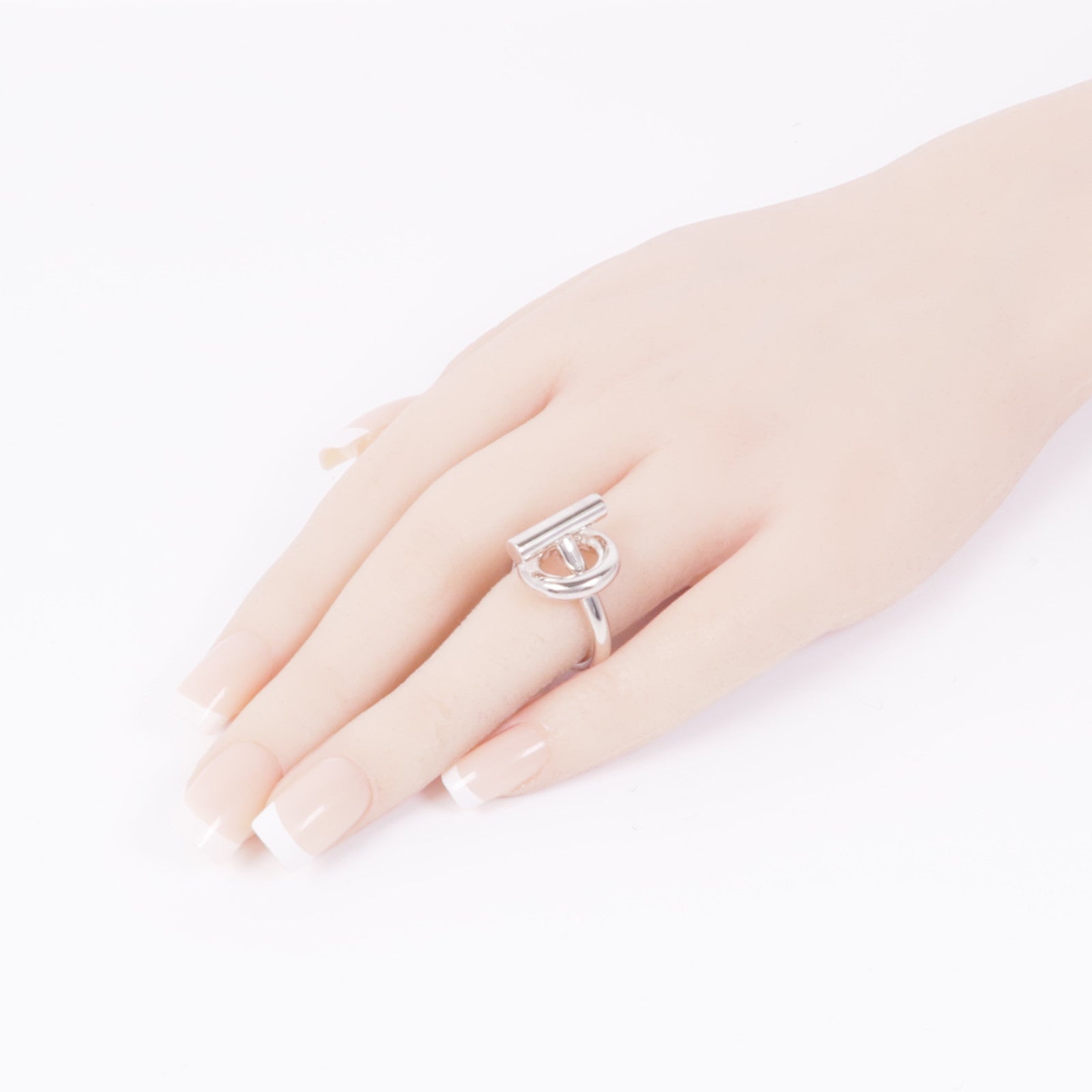 HERMES 925純銀Echappee Ring戒指US#6.25