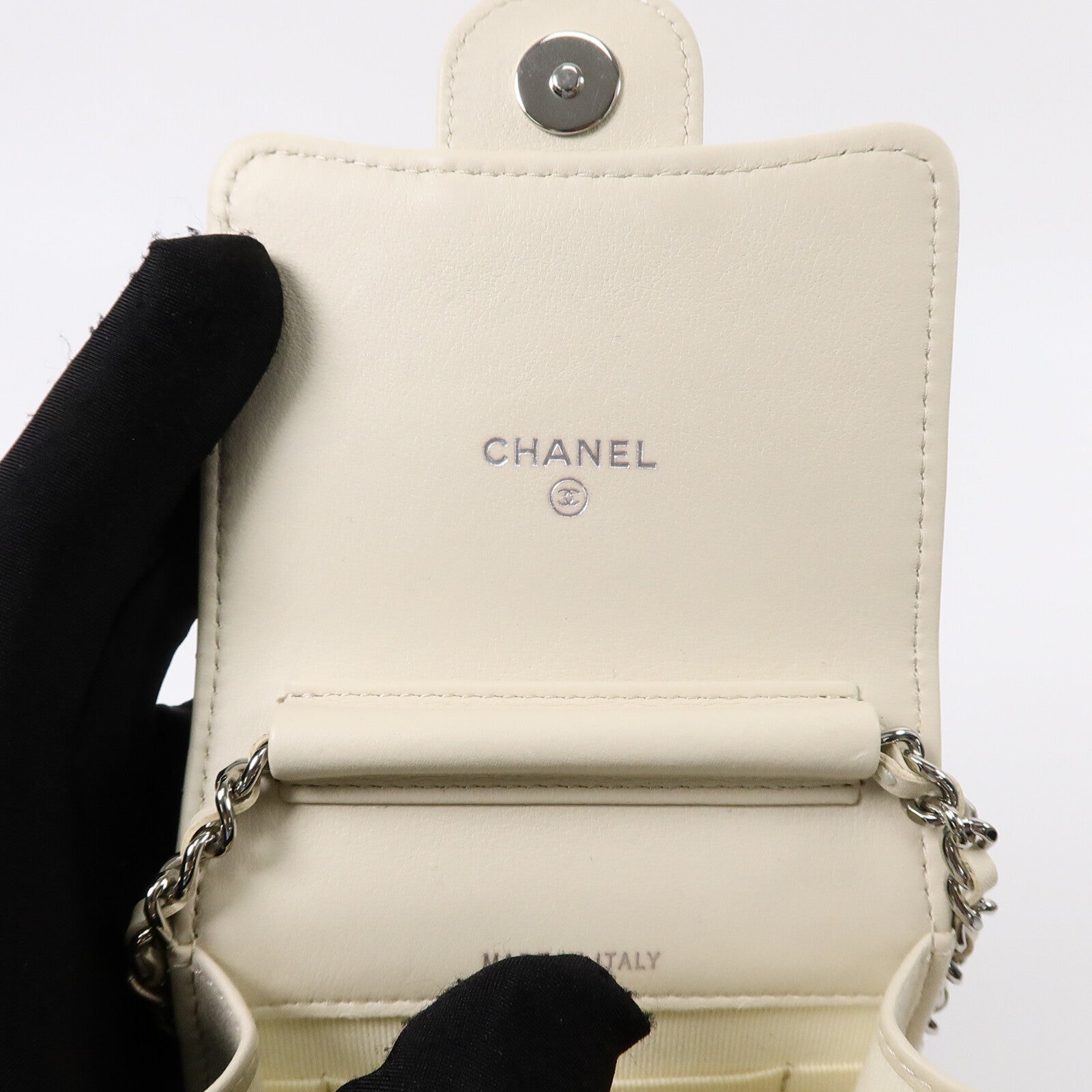 CHANEL 羊皮皮革Chain Shoulder Bag鏈帶肩背袋