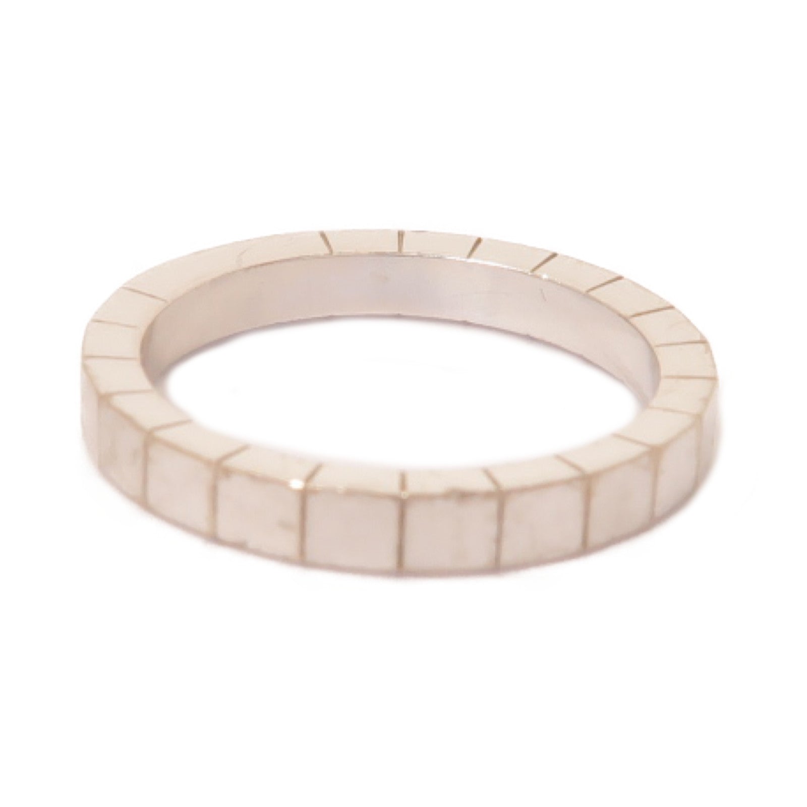 CARTIER 18K白金Laniere Ring戒指Cartier#58/US#8.5