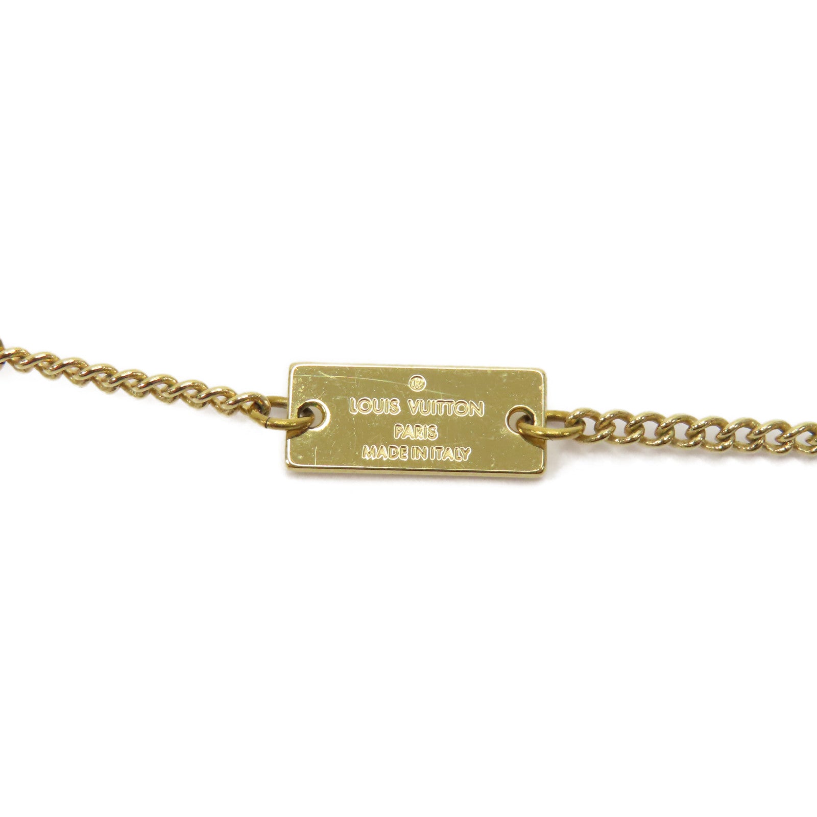LOUIS VUITTON 金屬Monogram Necklace項鍊