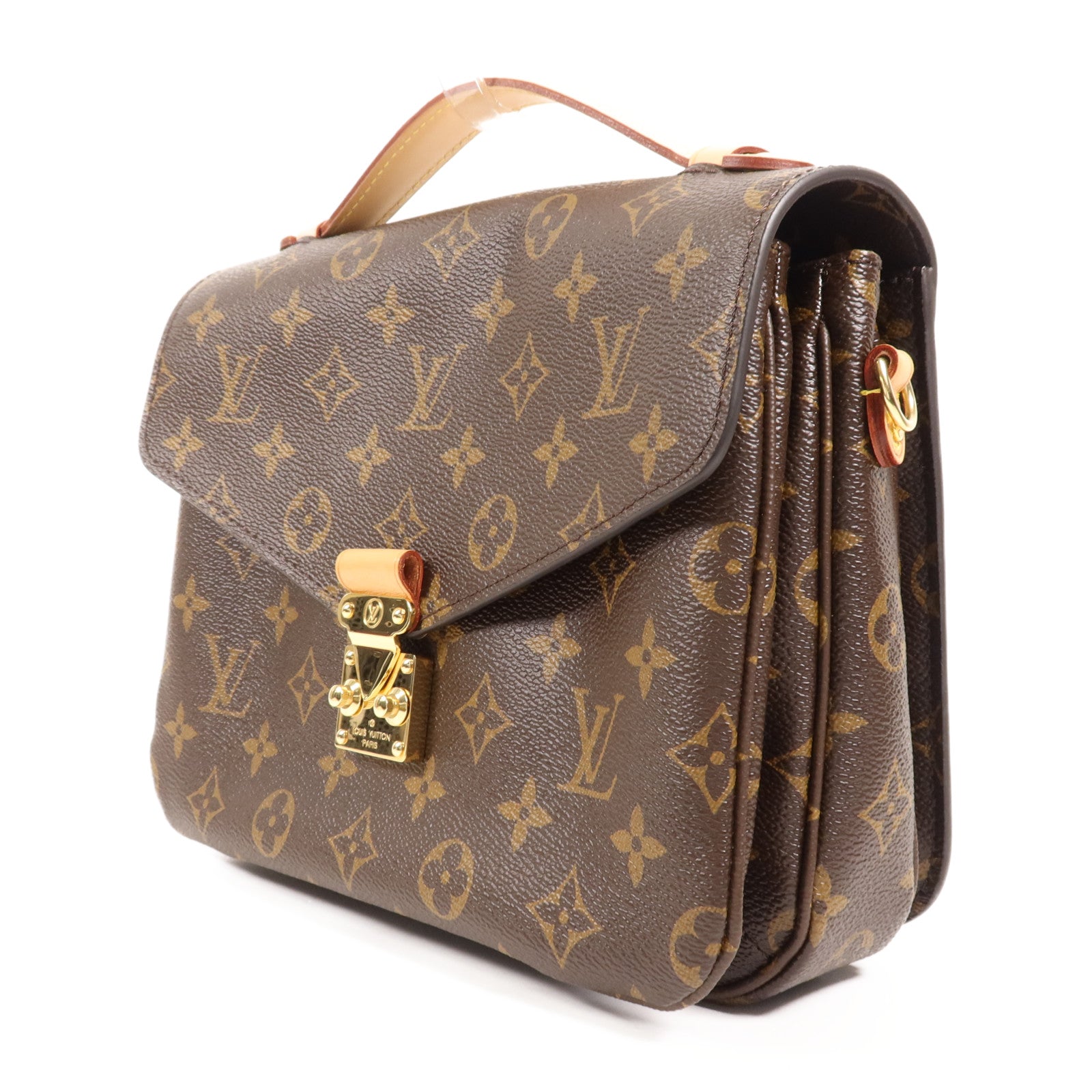 LOUIS VUITTON Monogram Pochette Metis MM金扣手挽肩背兩用袋