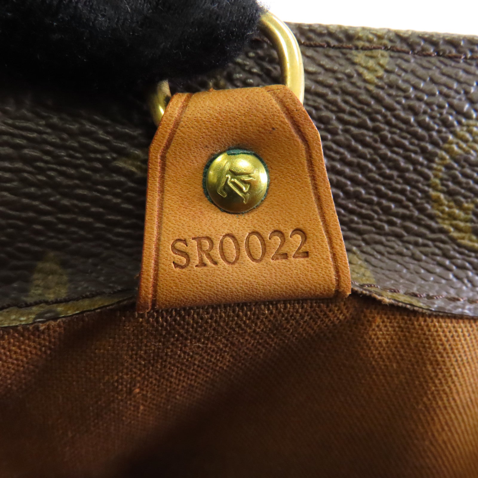 LOUIS VUITTON Monogram Vavin GM金扣手挽袋啡色