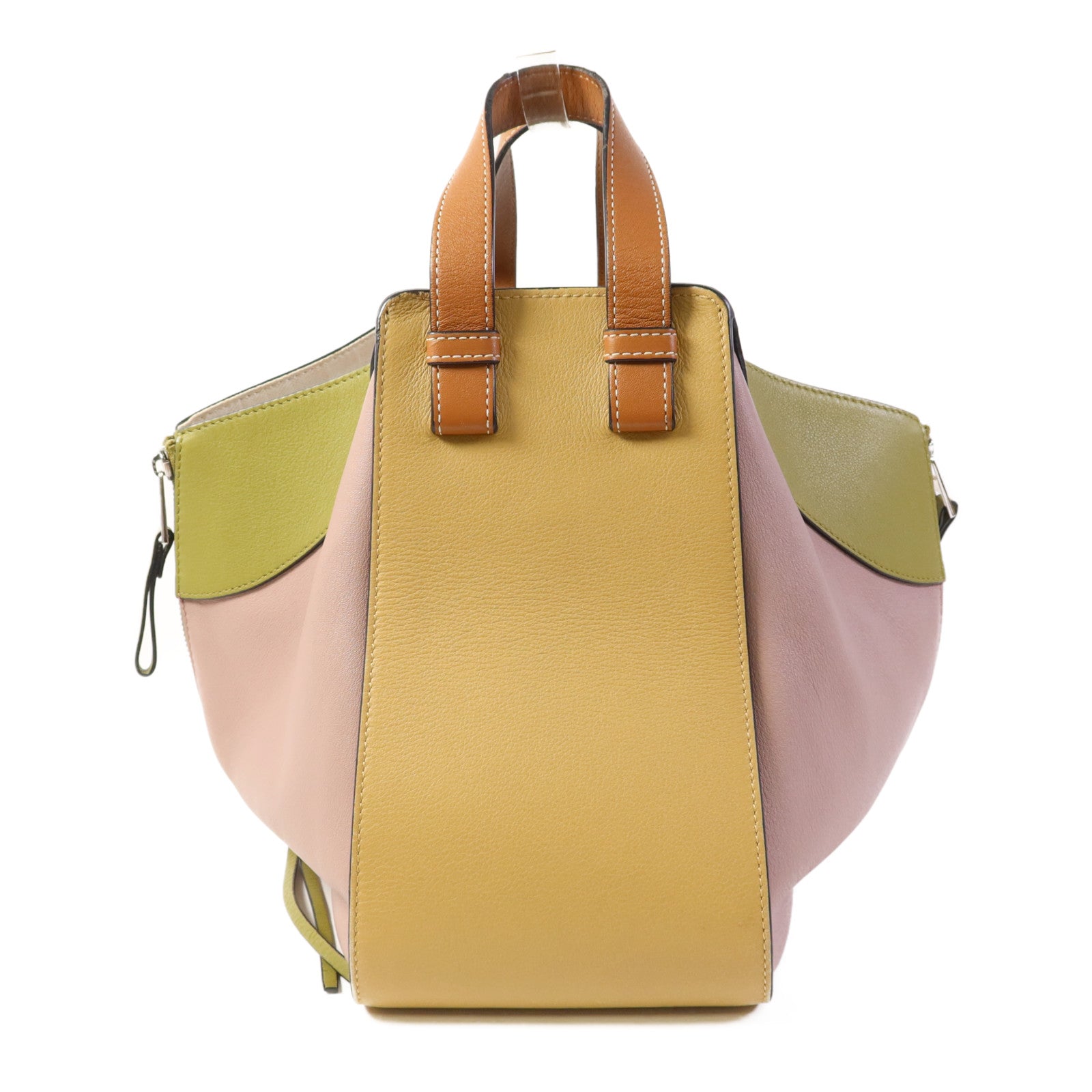 LOEWE 牛皮皮革Hammock Small Bag銀扣手挽袋