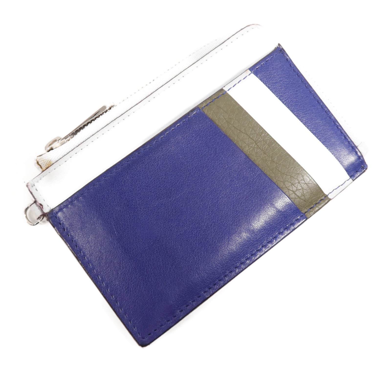 Dior 牛皮皮革Card Case銀扣卡片套