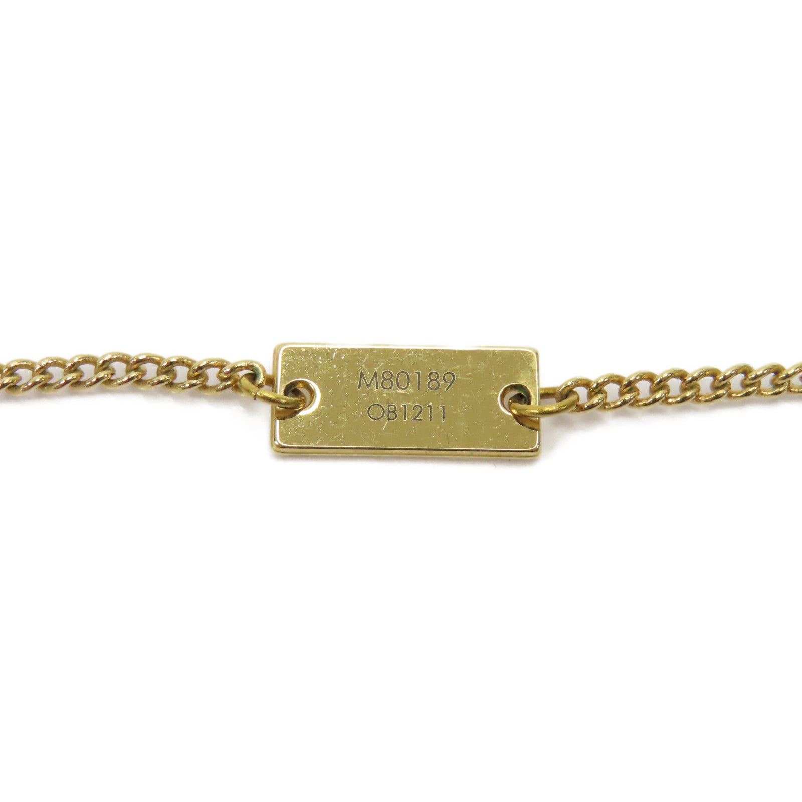 LOUIS VUITTON 金屬Monogram Necklace項鍊