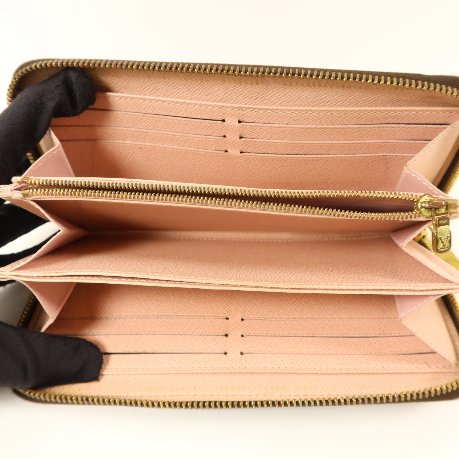 LOUIS VUITTON Damier Zipper Long Wallet金扣長錢包