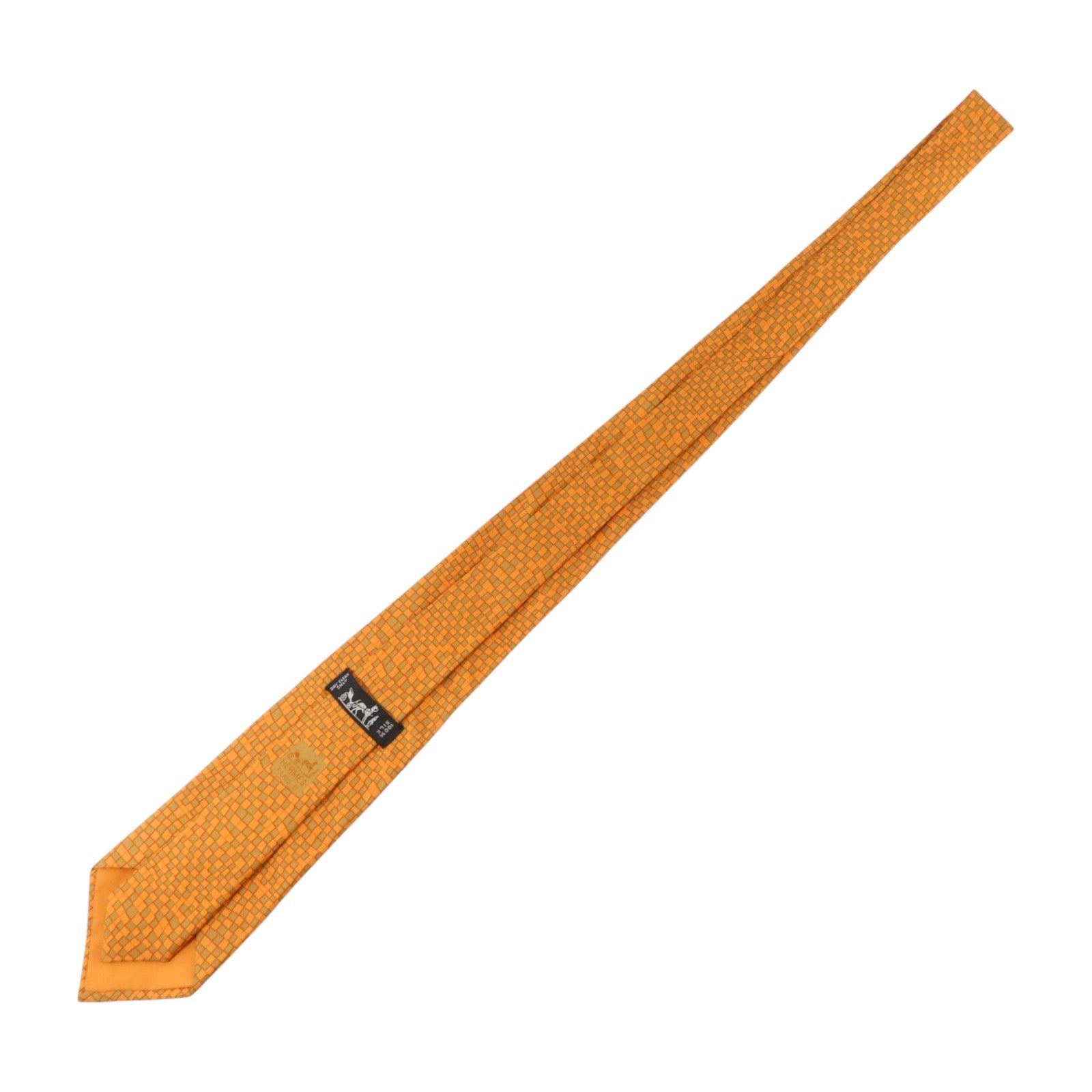 HERMES 絲質Geometric Squares Necktie領帶
