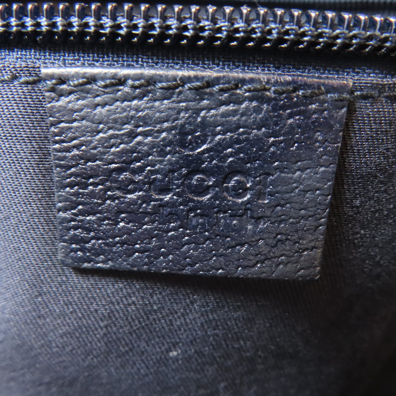 GUCCI 帆布Tote Bag銀扣手挽袋啡色/藍色