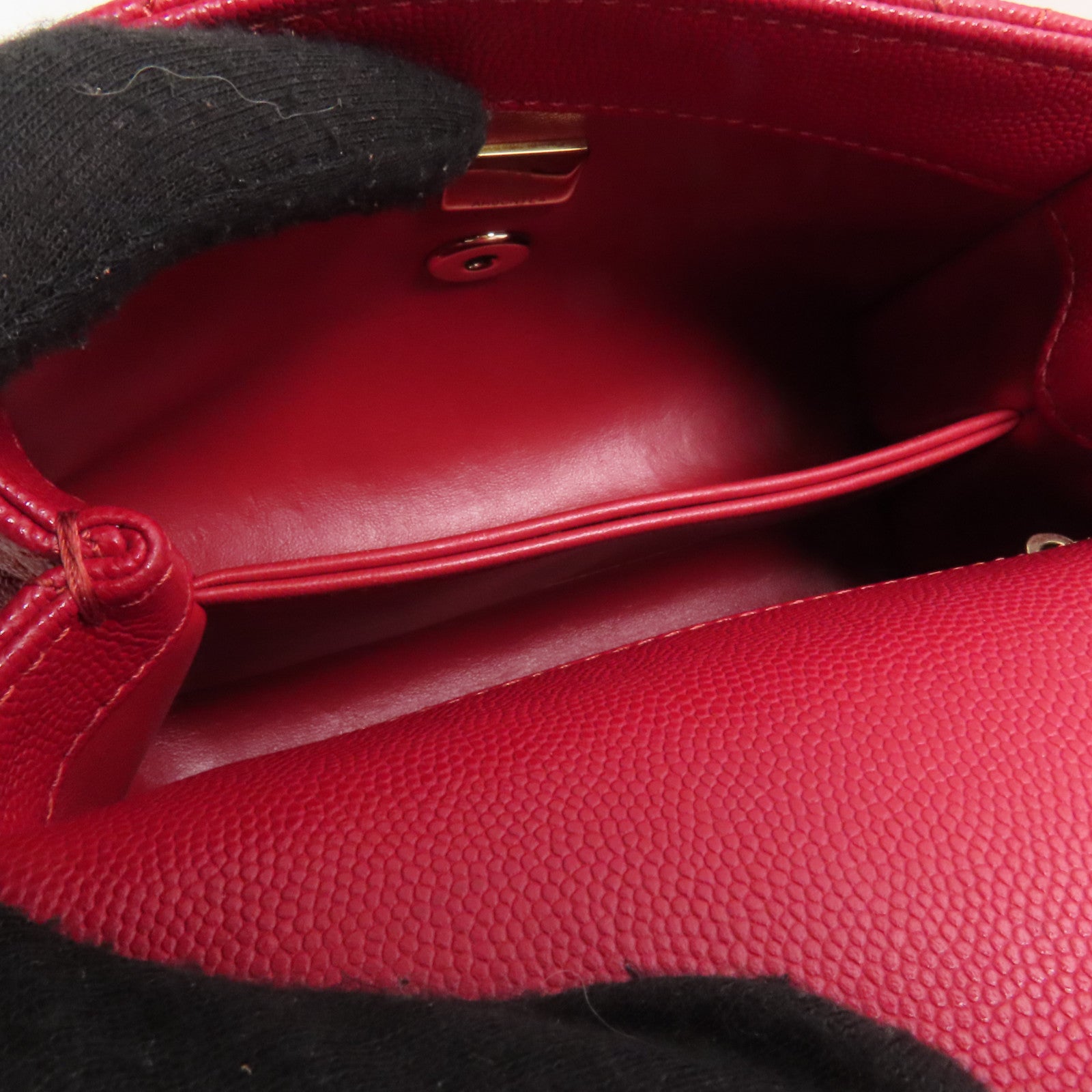 CHANEL 【激減優惠】牛皮皮革Mini Coco Handle金扣手挽肩背兩用袋