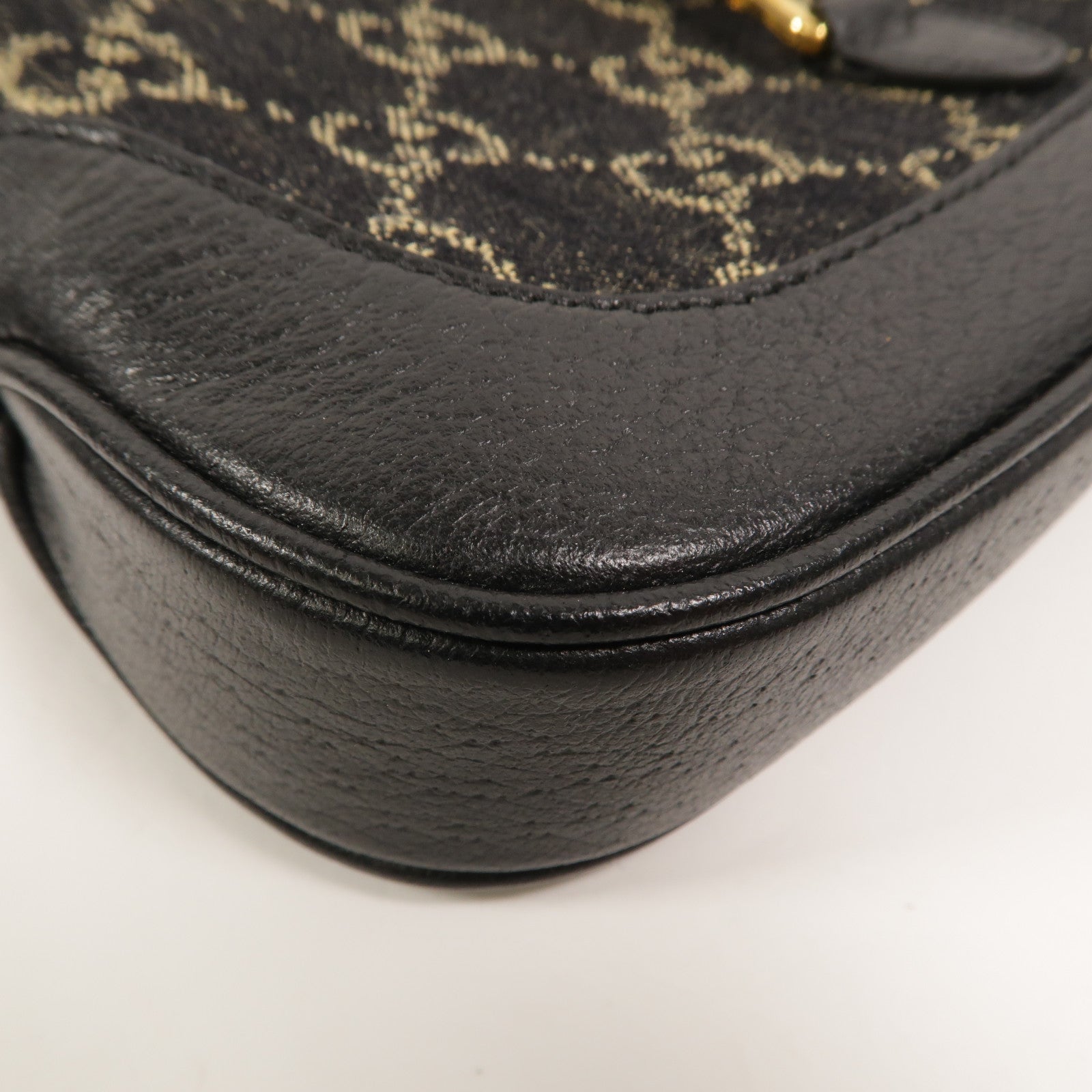 GUCCI 牛仔布Jackie 1961 Mini手挽肩背兩用袋