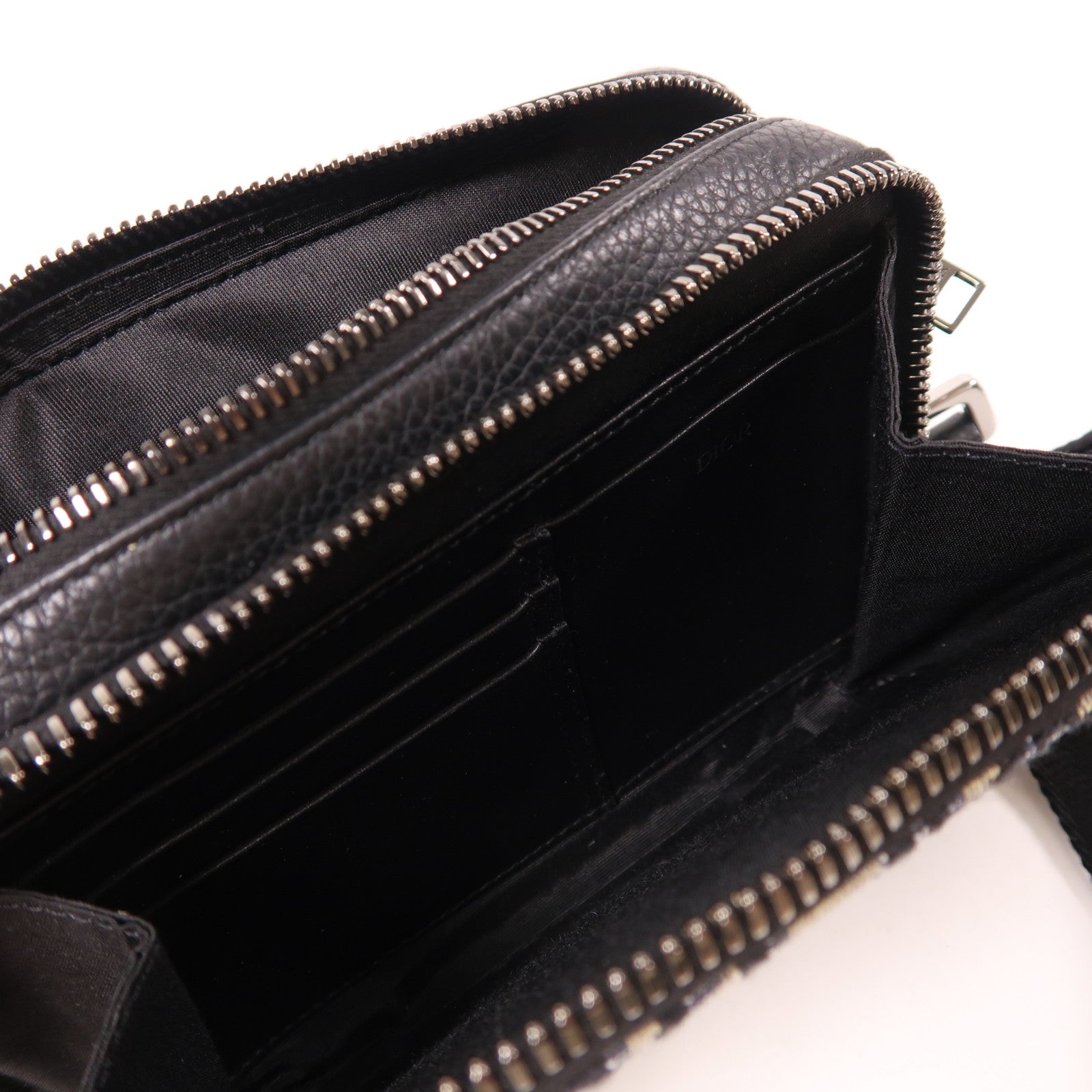 Dior 帆布Oblique Camera Bag銀扣肩背袋