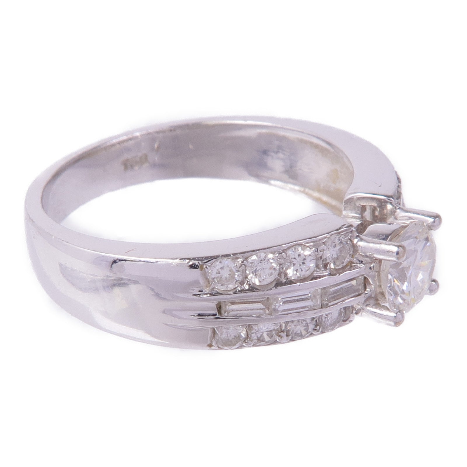 JEWELRY 18K白金Diamond Ring鑽石戒指US#6.25