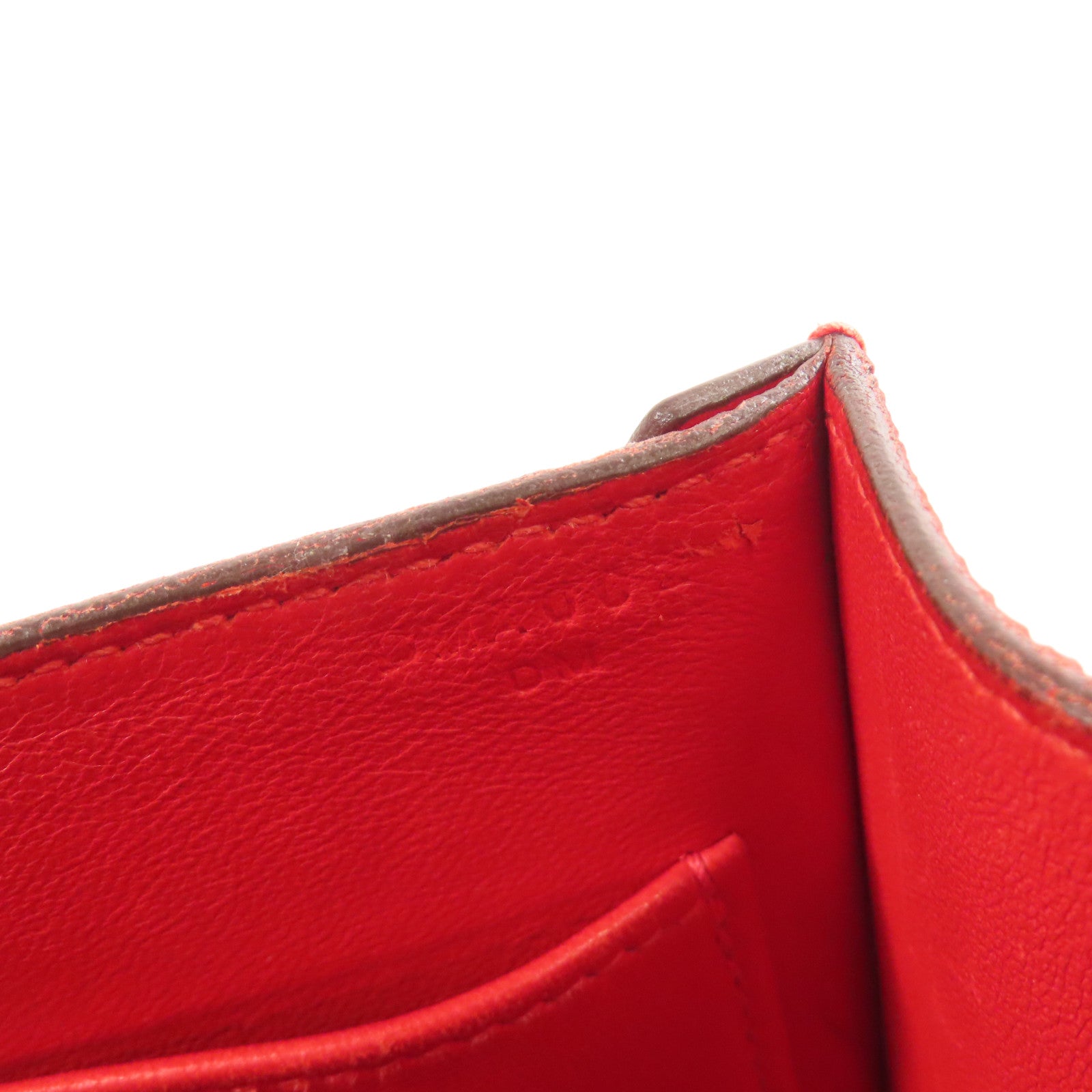 HERMES PHW Verrou 23 Shoulder Bag Veau Epsom Leather S3 Rouge de Coeur Red