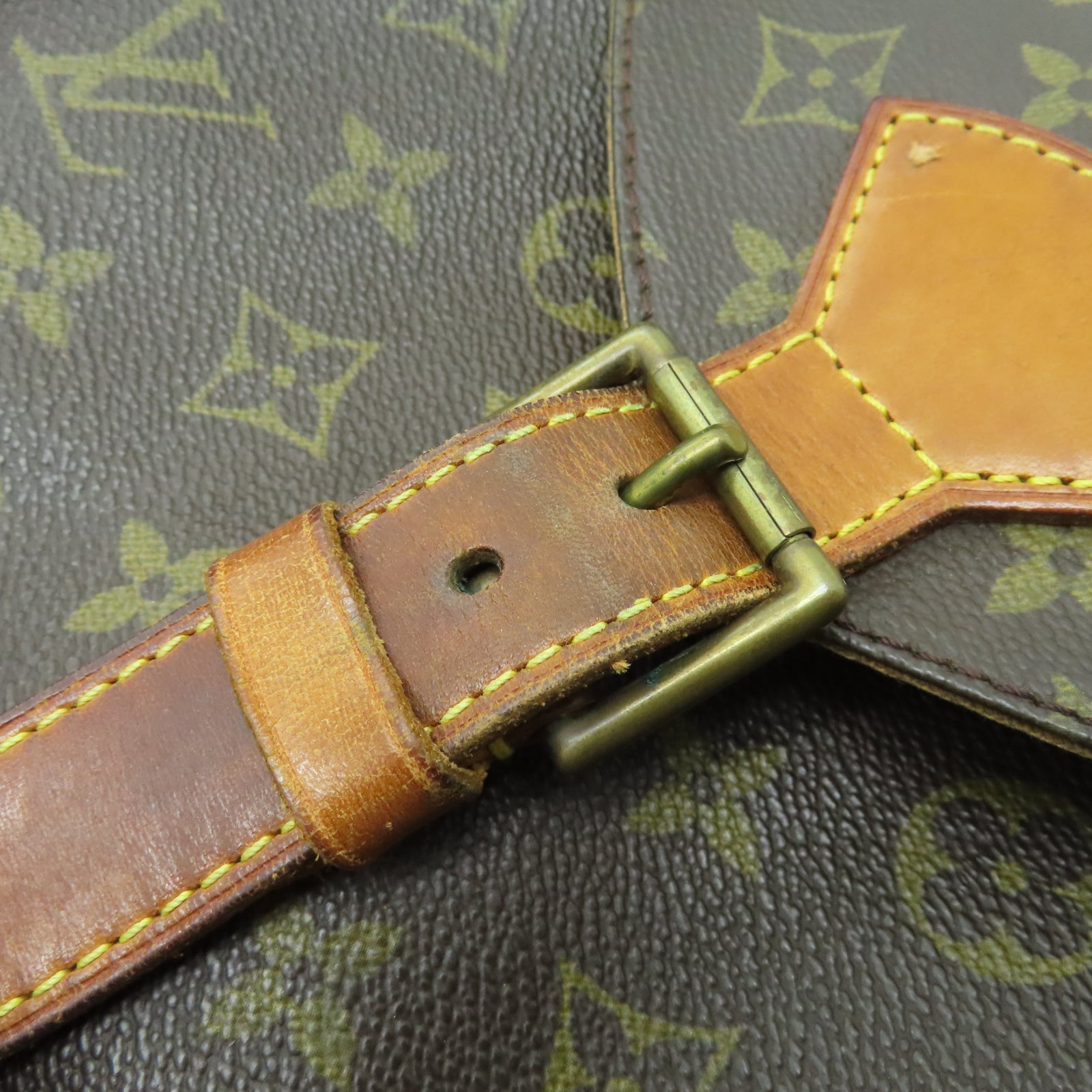 LOUIS VUITTON 【激減優惠】Monogram Montsouris GM金扣背包啡色