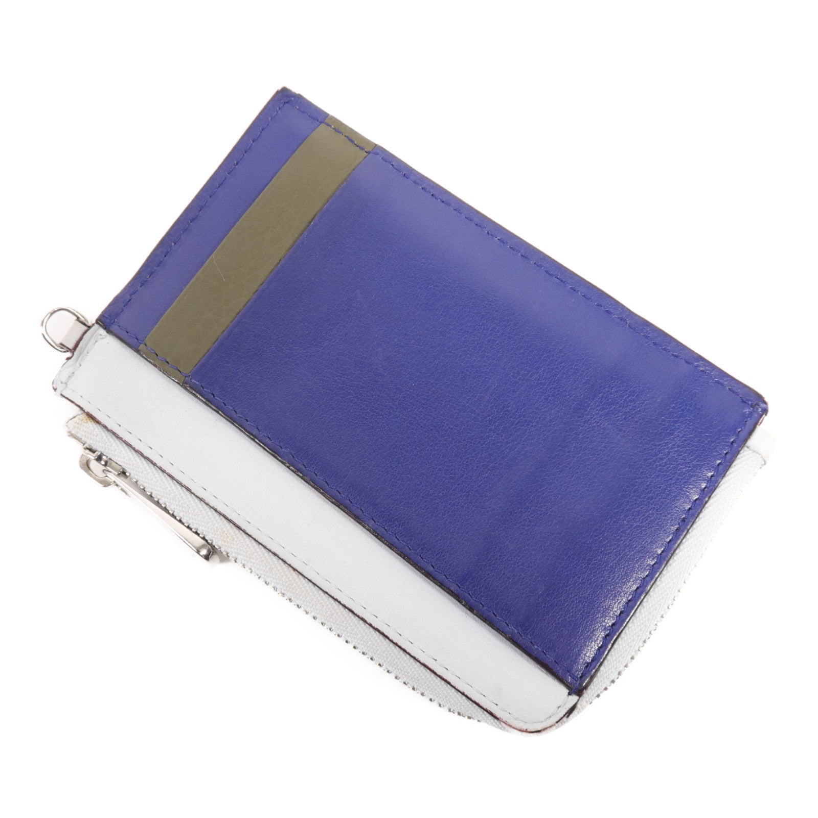 Dior 牛皮皮革Card Case銀扣卡片套