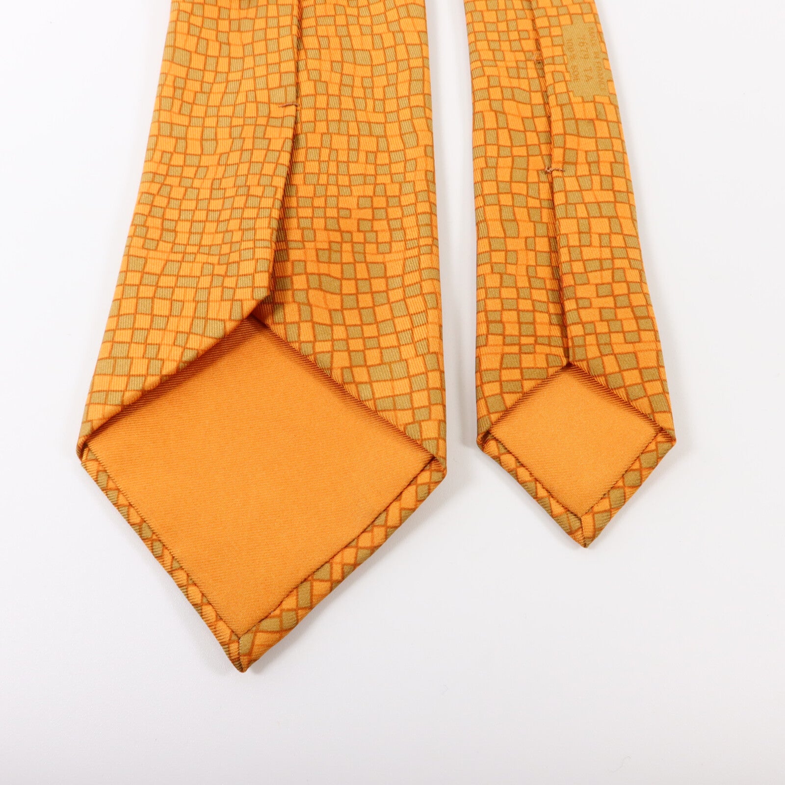HERMES 絲質Geometric Squares Necktie領帶